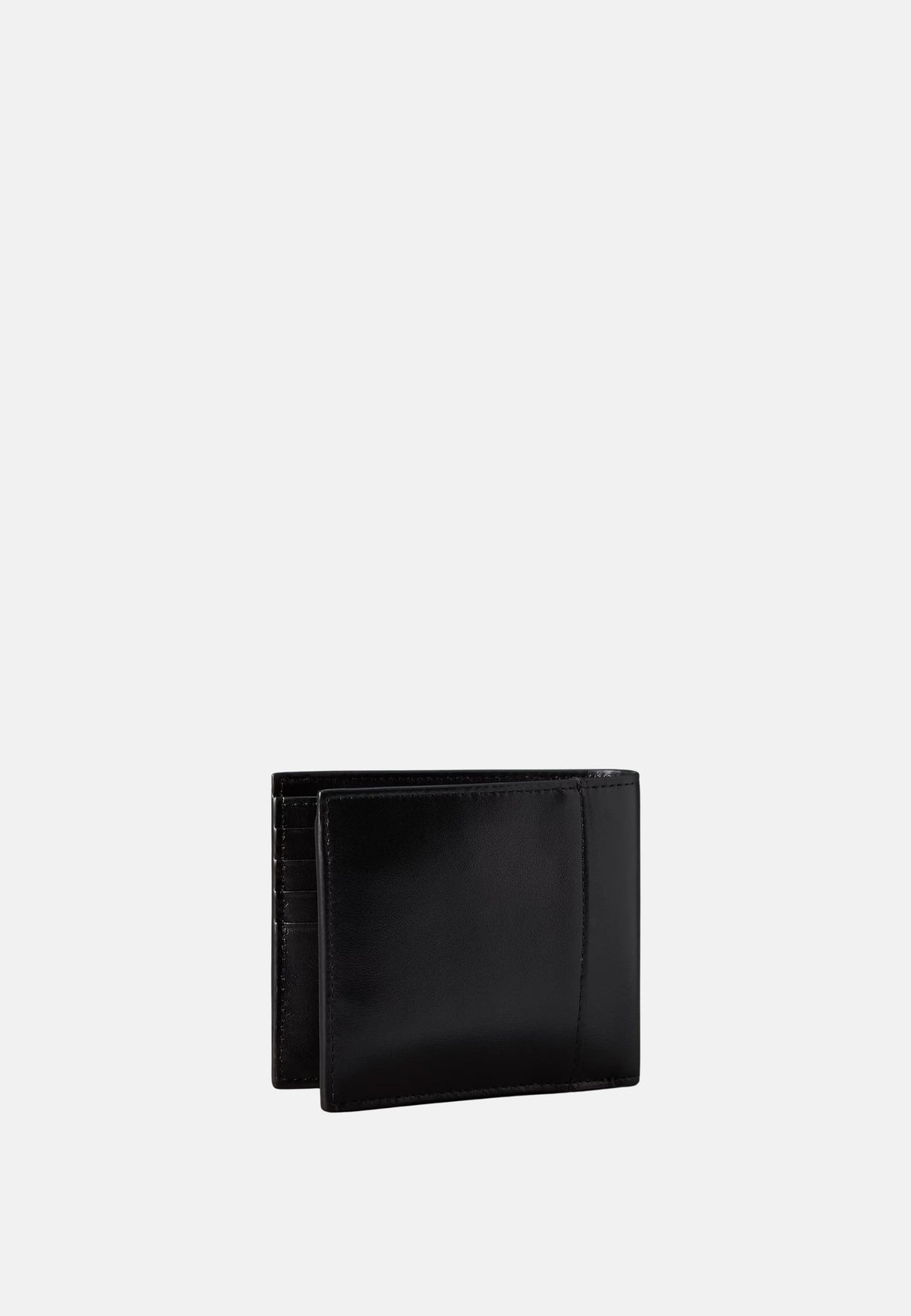 RAISED BILLFOLD W/COIN - NERO