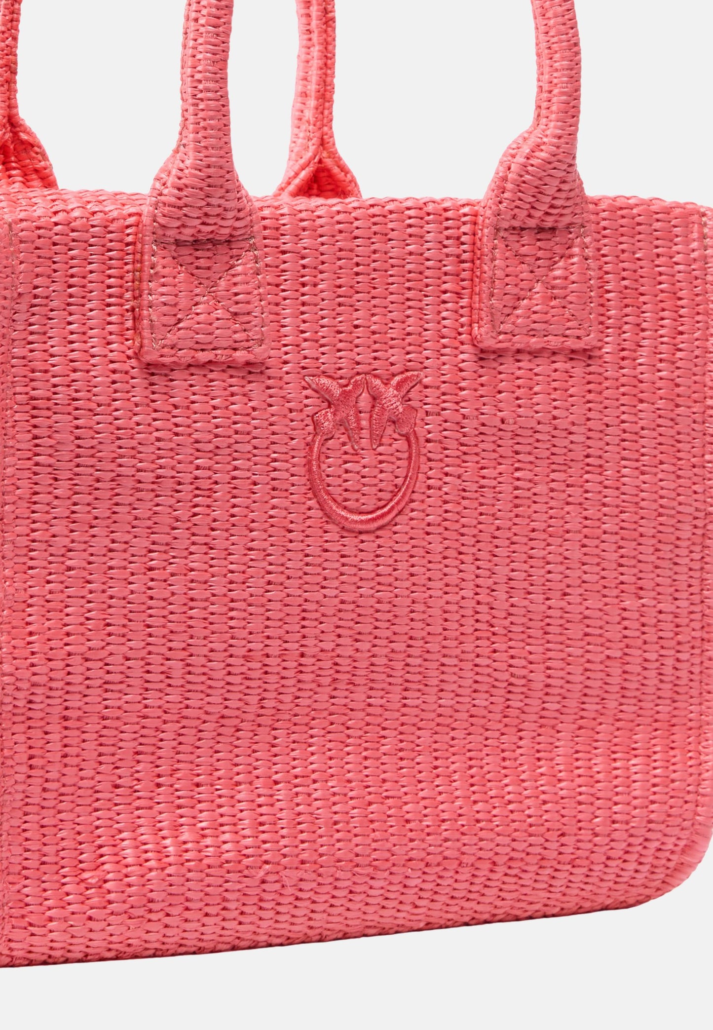 BEACH SHOPPER MINI RAFIA - PINK PINKO