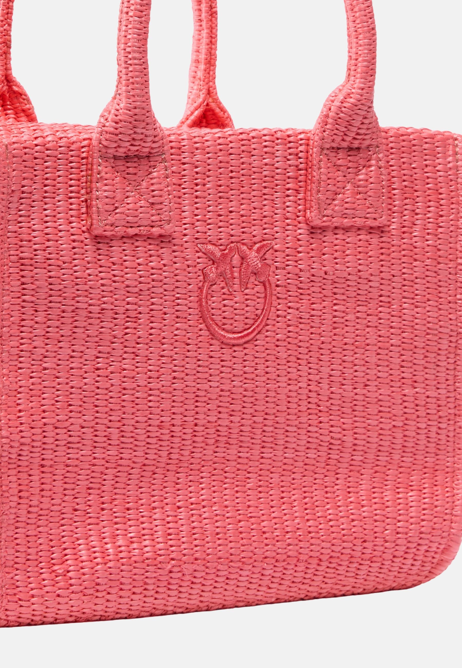 BEACH SHOPPER MINI RAFIA - PINK PINKO
