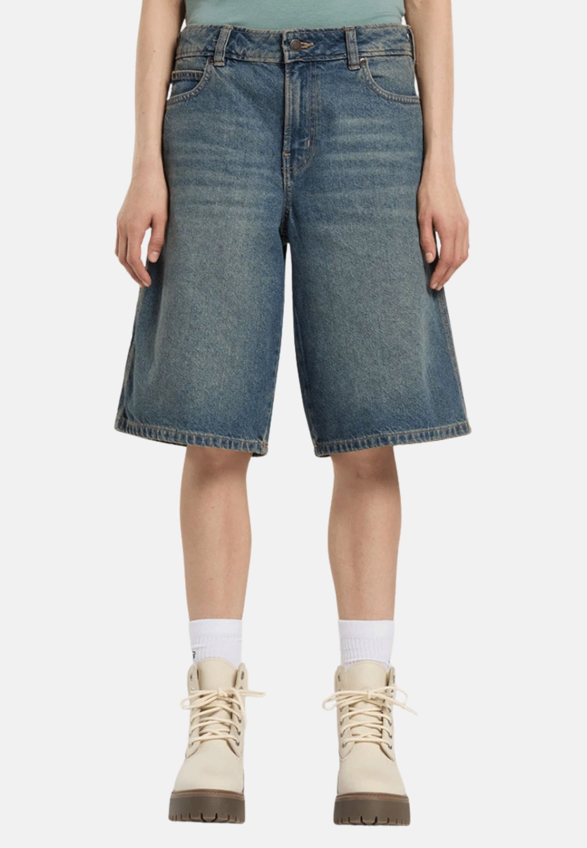 957 13 INCH DENIM SHORT - KHAKI