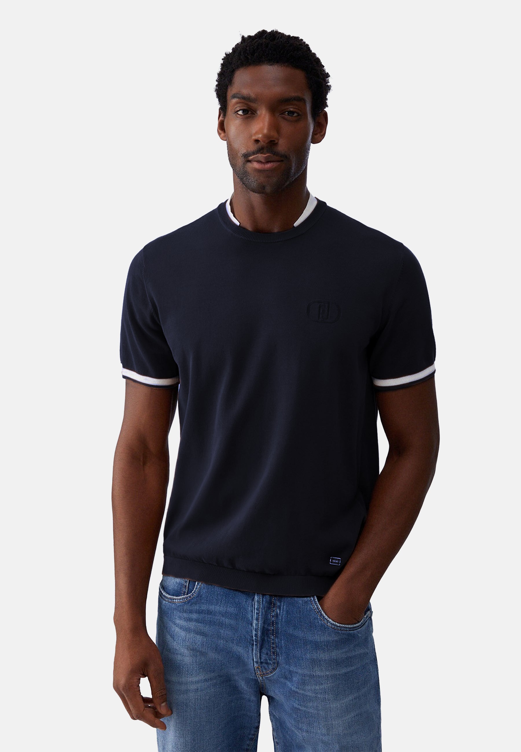 MAGLIA CHIUSA M/C - blu