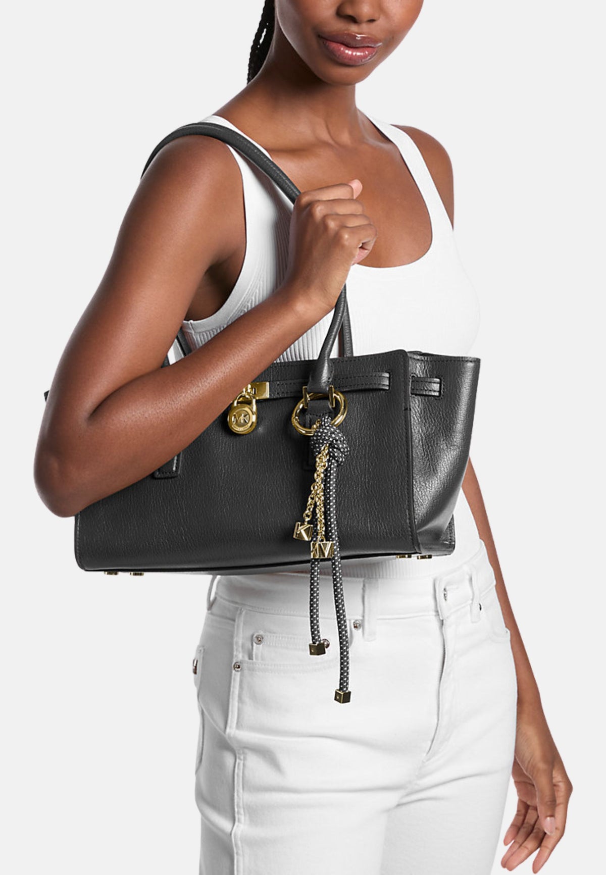 HAMILTON MODERNE HANDBAG - BLACK