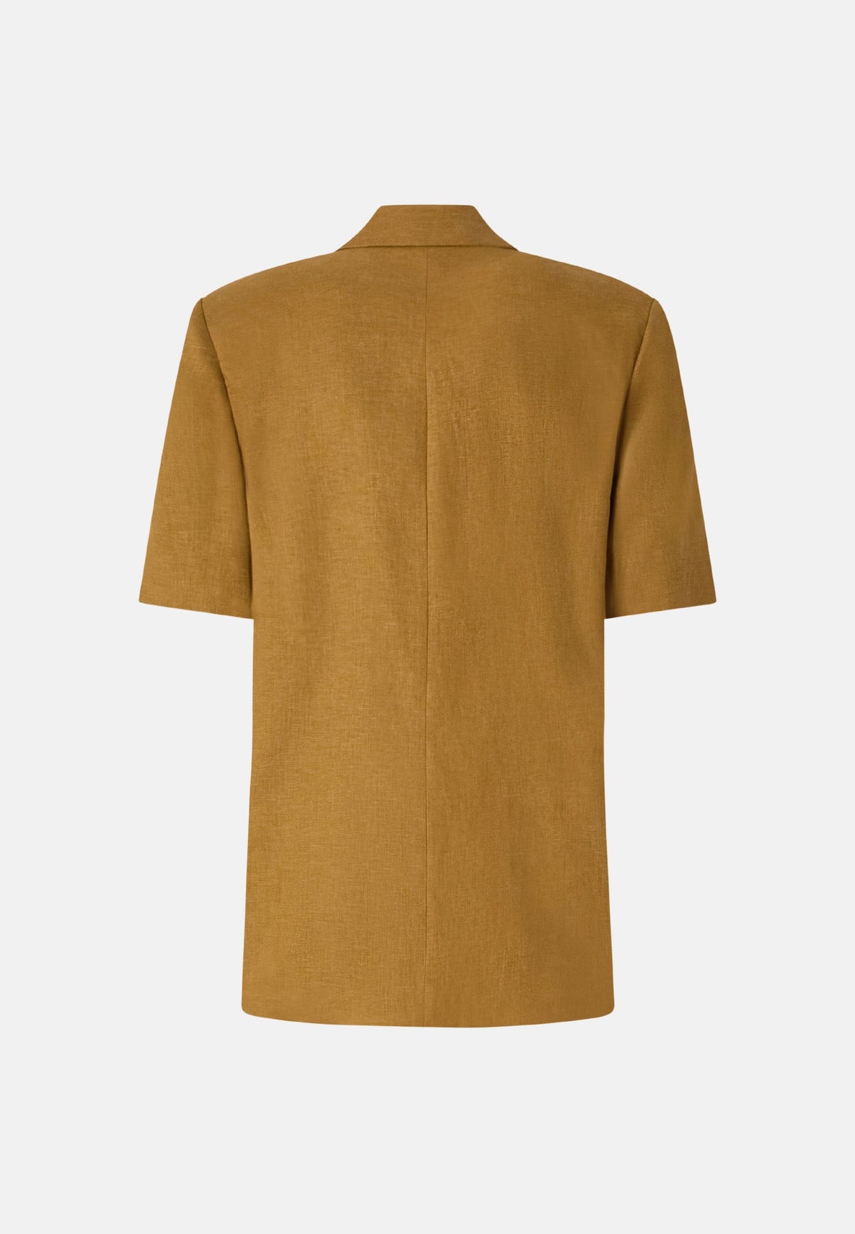 BRINDISI GIACCA TELA DI LINO - BROWN