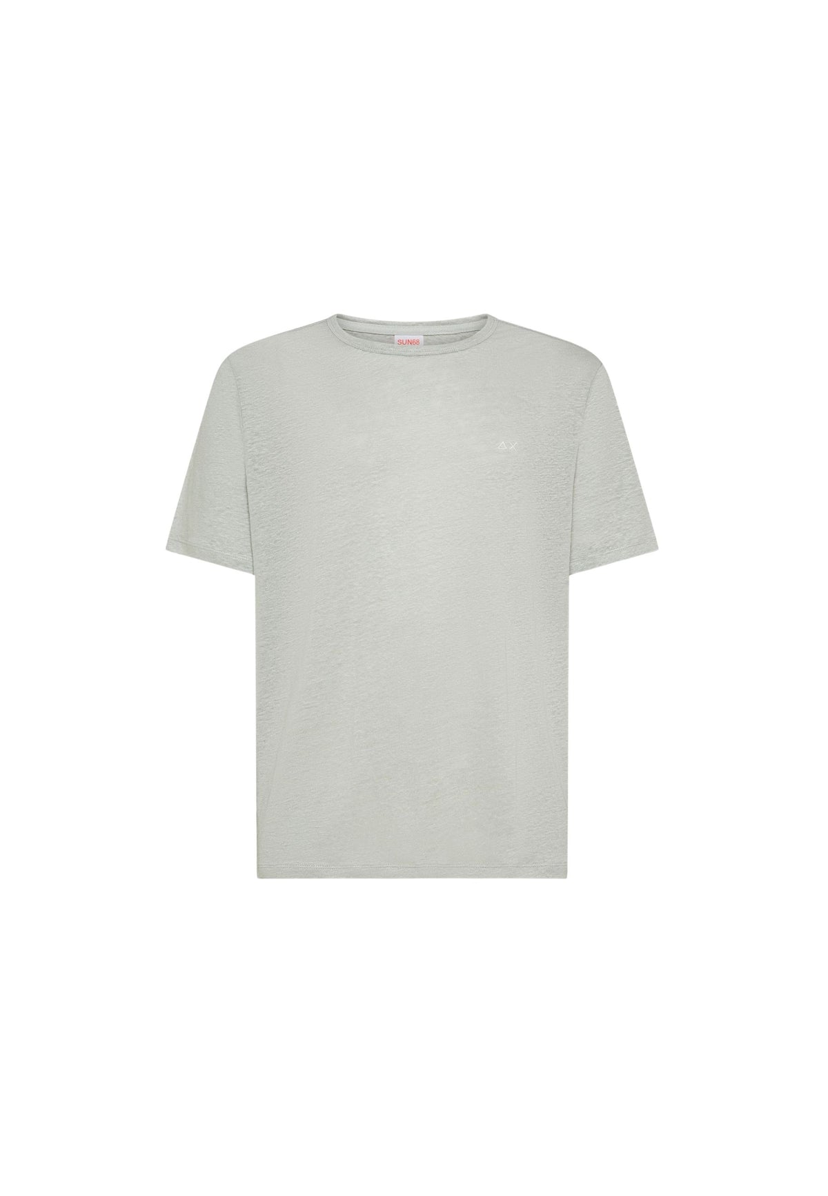 T-SHIRT JERSEY LINEN S/S - GRIGIO CHIARO