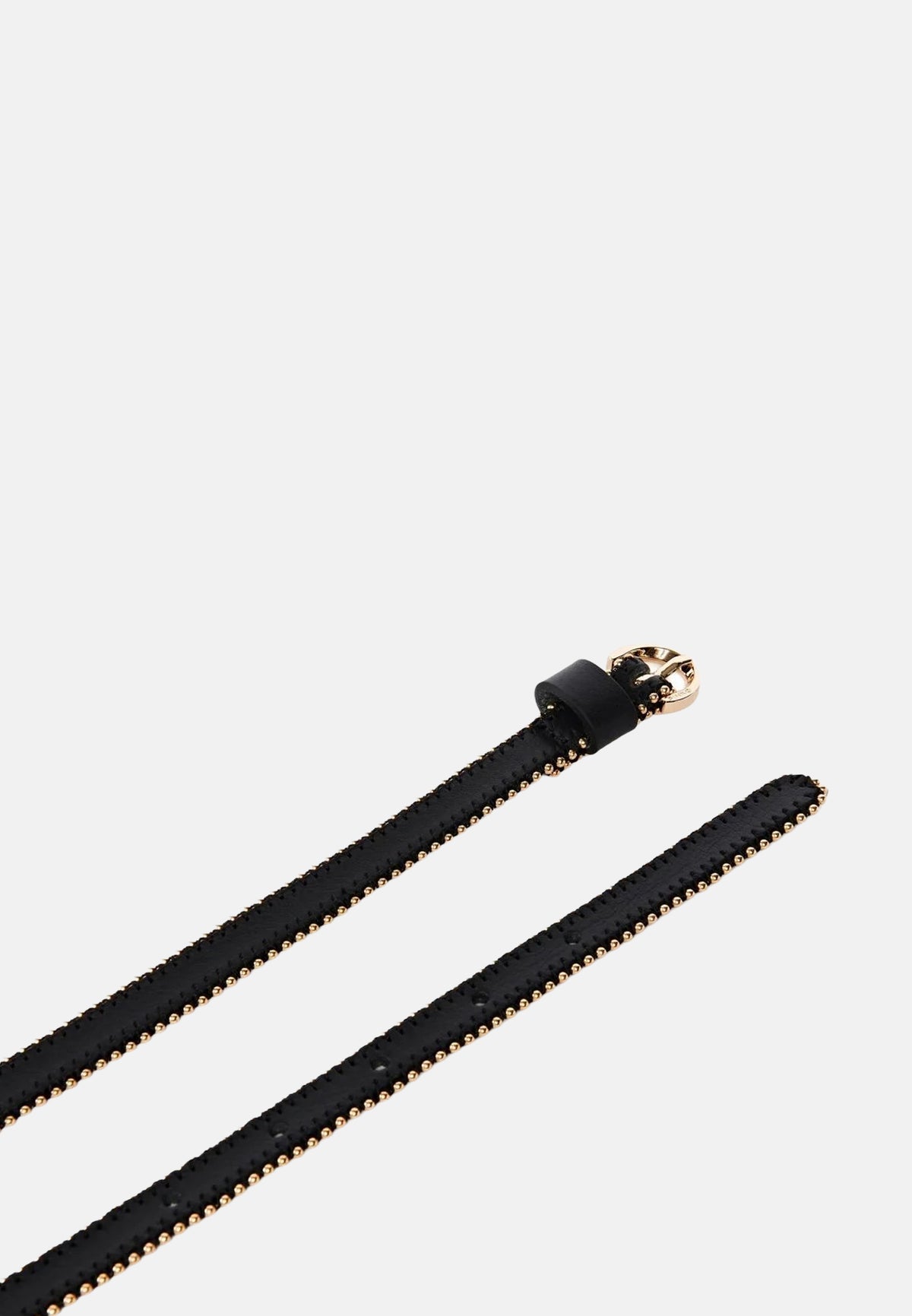 LOW. BELT TAMBORIL H1,5 +STUDS VITELLO USED - BLACK