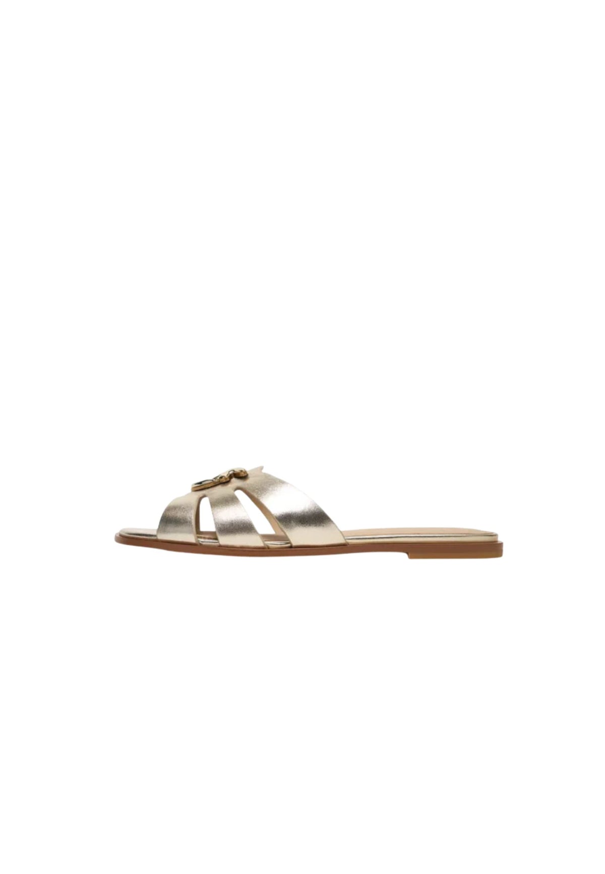 MILLY 04 SLIPPER LAMINATED NAPPA - PLATINUM