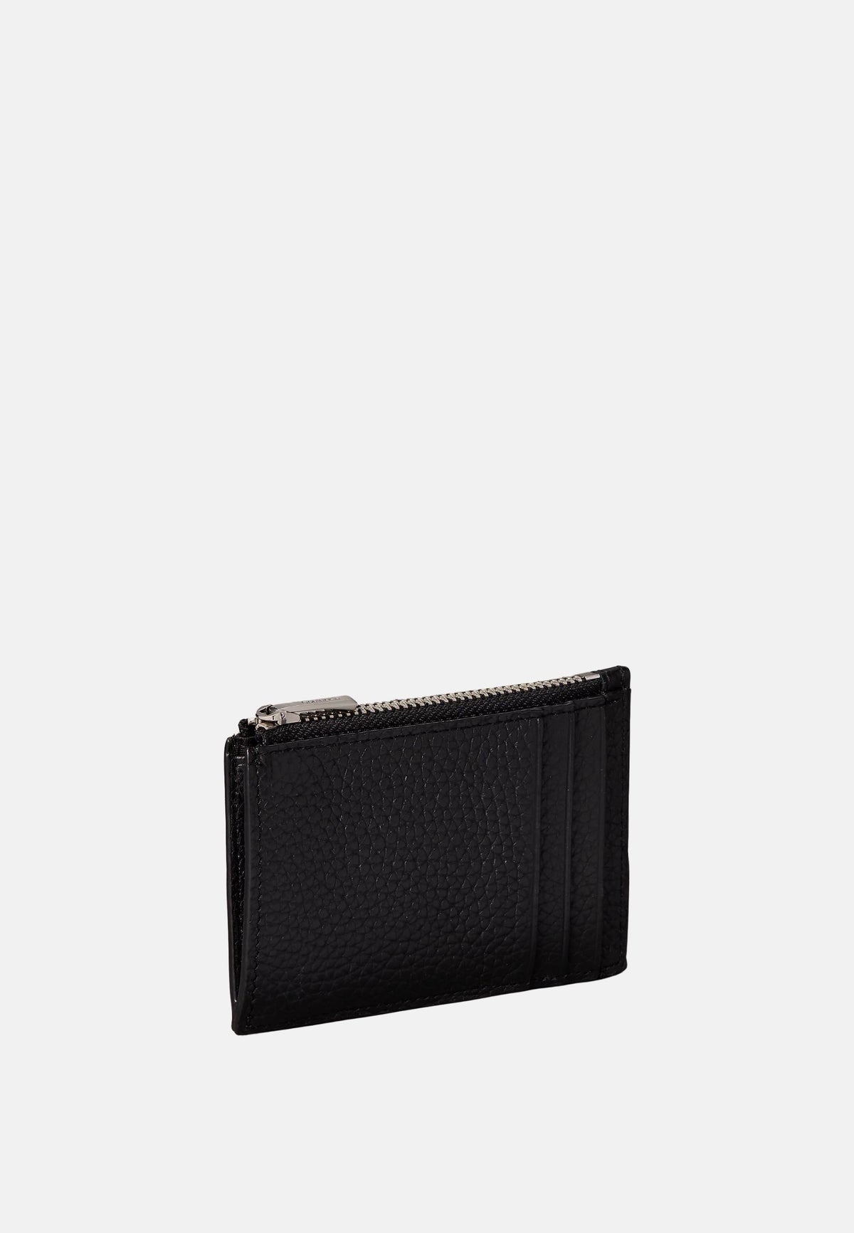 FOIL EMBOSS N/S ZIP - BLACK