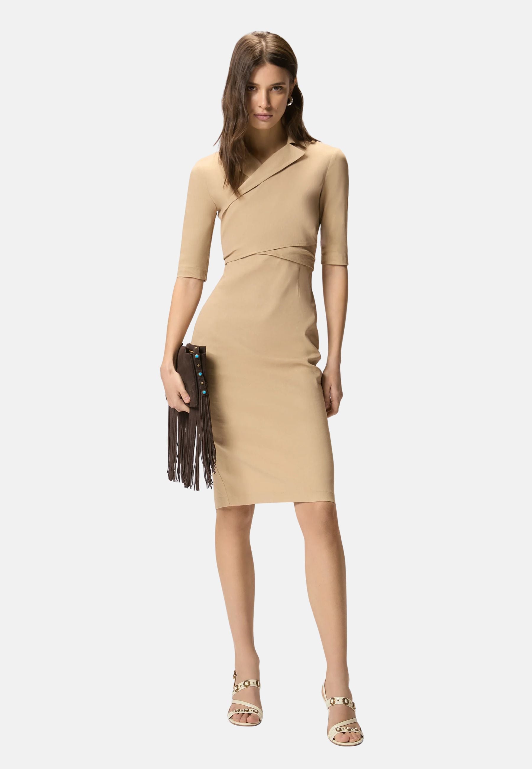 ALLYSON ABITO LINO STRETCH - BEIGE