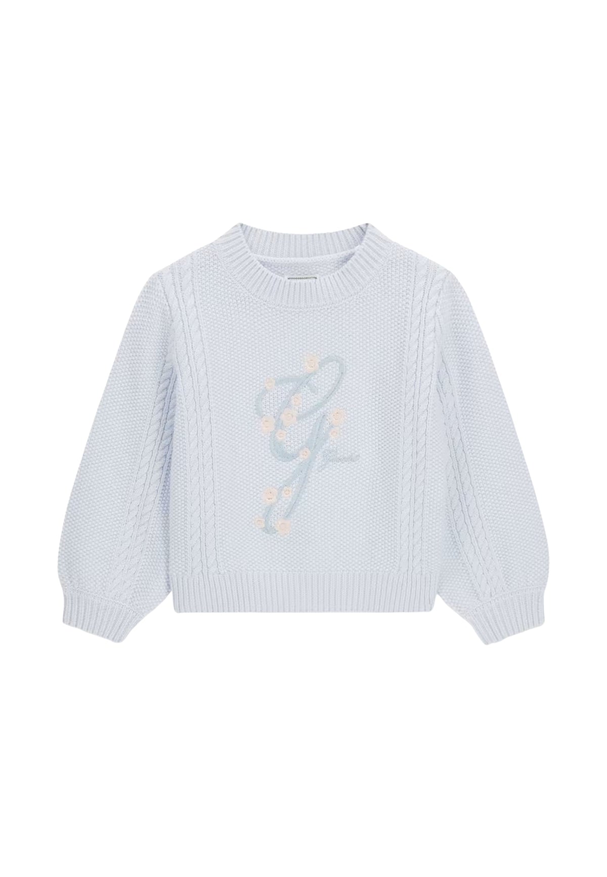 LS SWEATER - FROZEN LIGHT BLUE