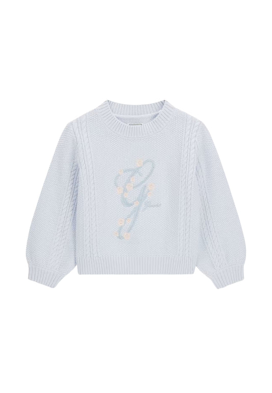 LS SWEATER - FROZEN LIGHT BLUE