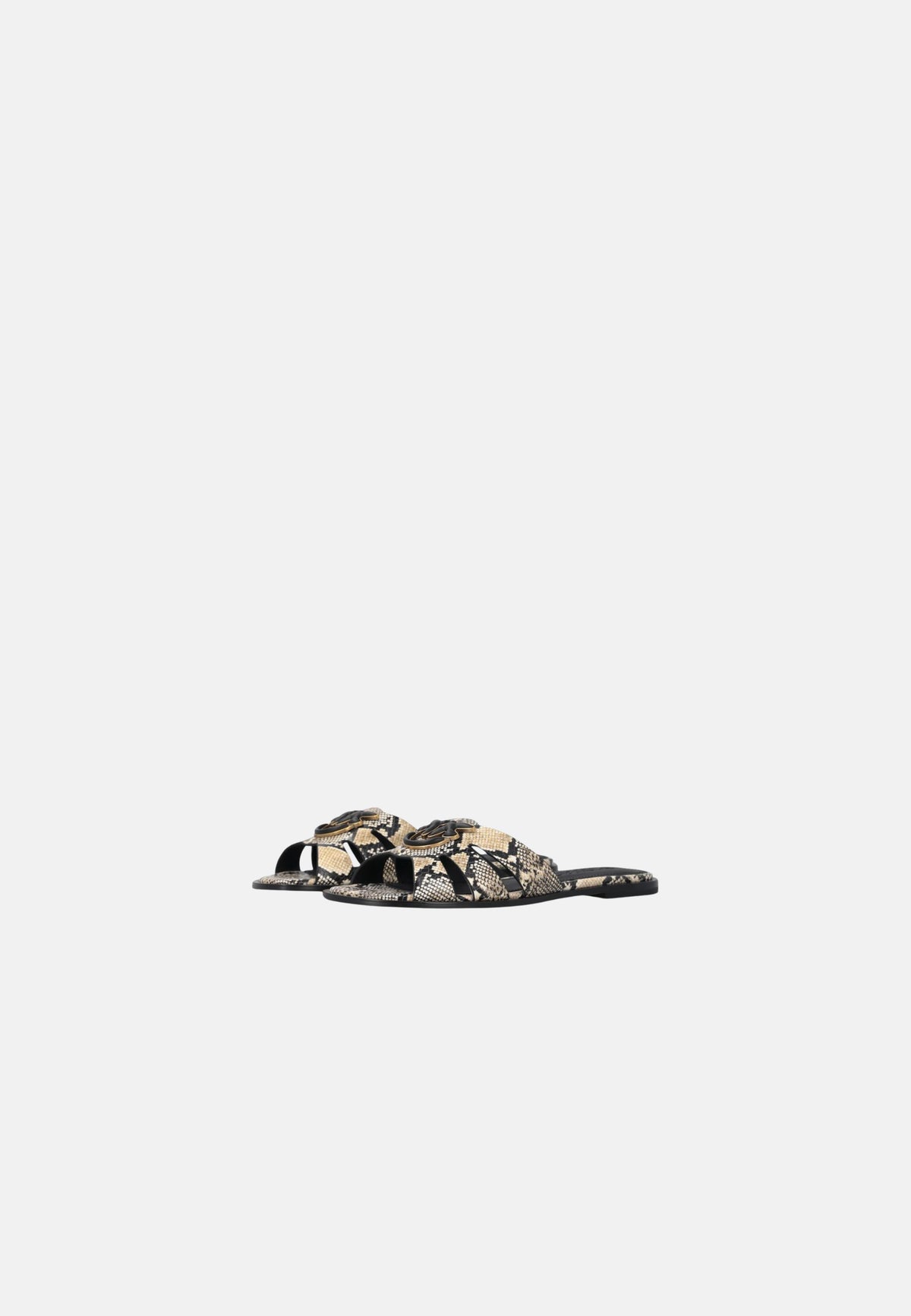 MILLY 04 SLIPPER PRINTED CALF LEATHER - ROCK
