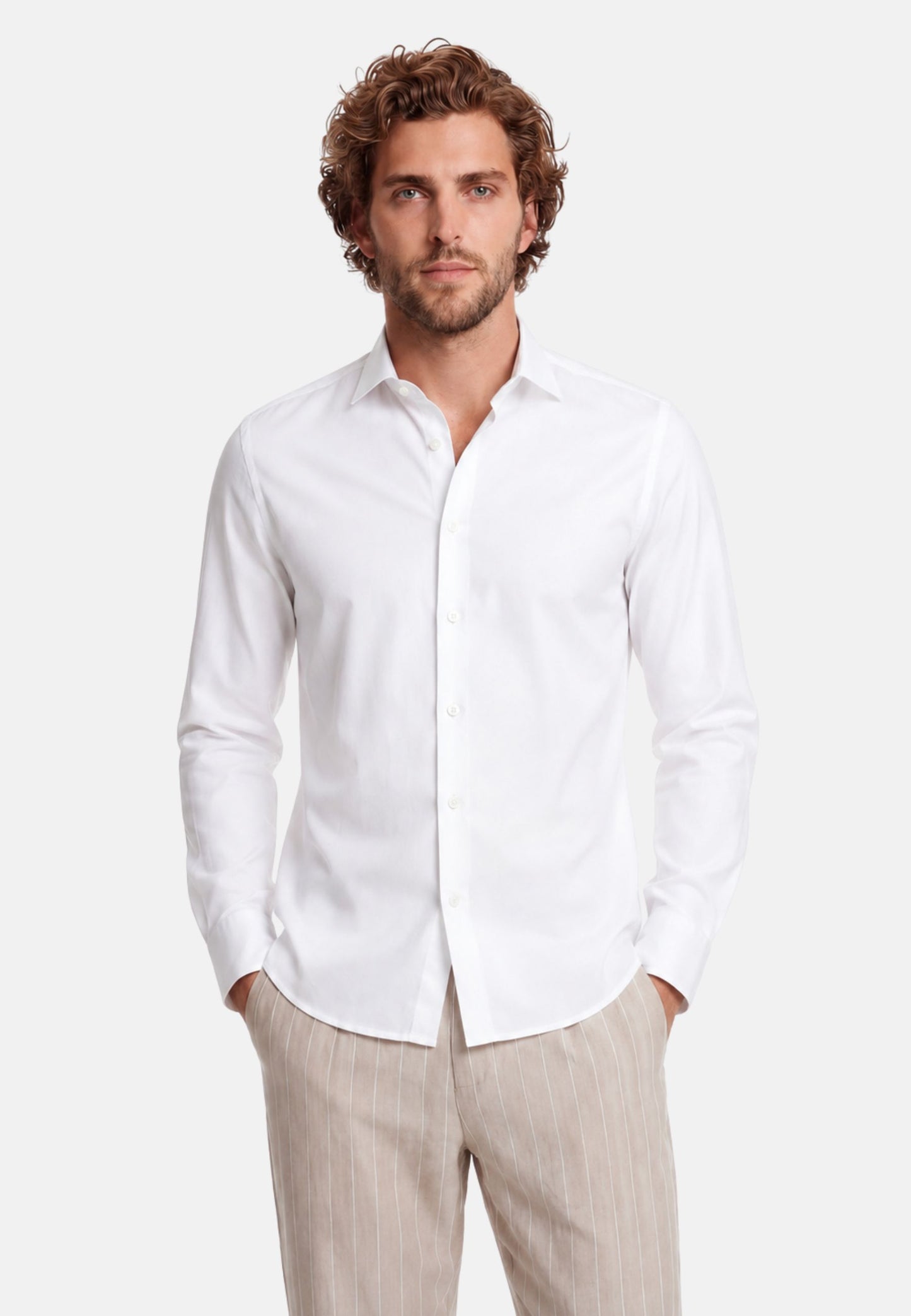 CAMICIA SLIM FIT - bianco