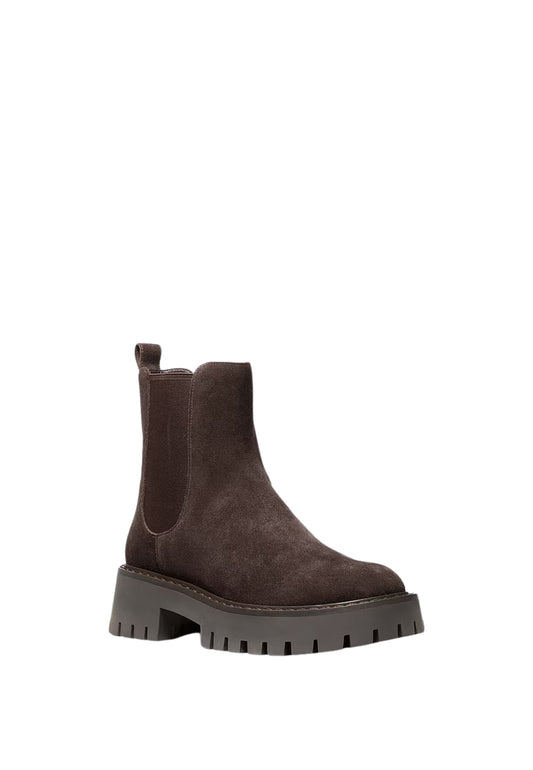 ASHER FLAT BOOTIE - CHOCOLATE