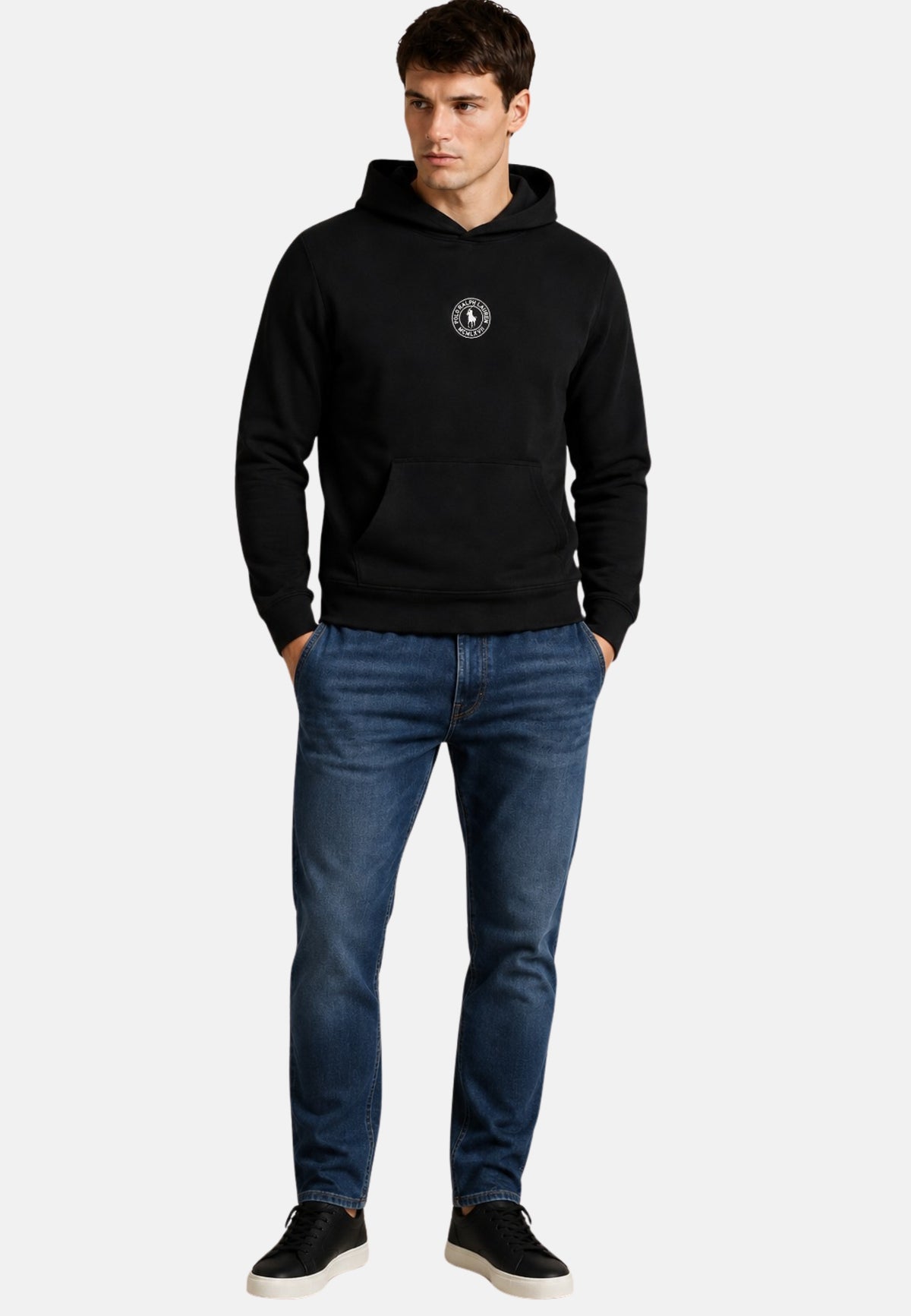 COTTON SLE TOP - POLO BLACK
