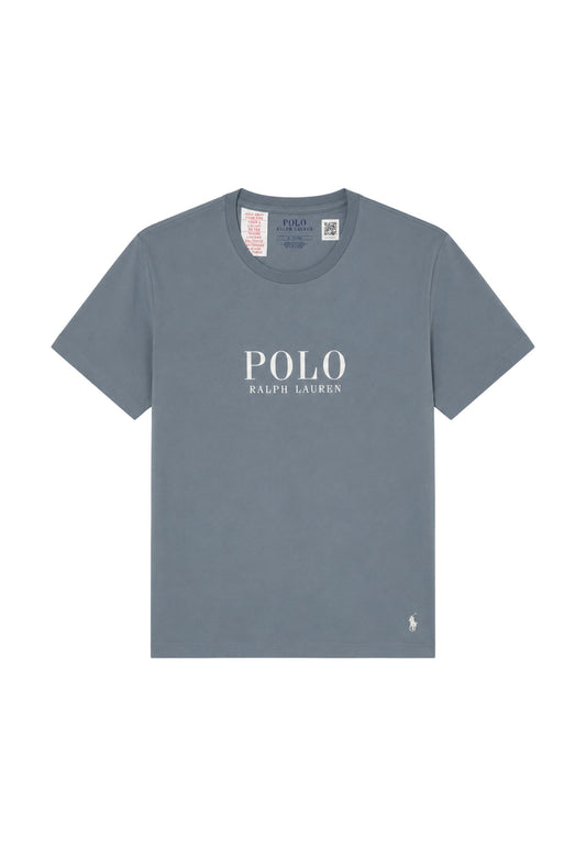 S/S CREW-SLEEP-TOP - BLUE