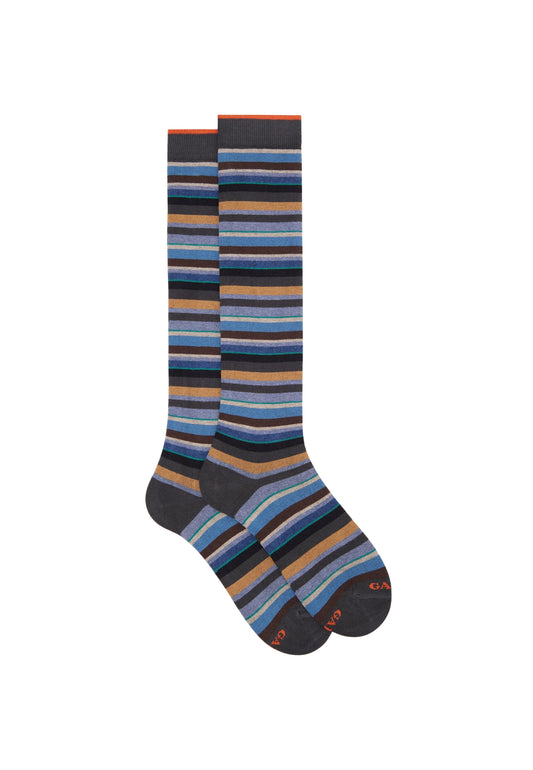 CALZINO LUNGO RIGA MULTICOLOR MICRO - SMOG/TORNADO