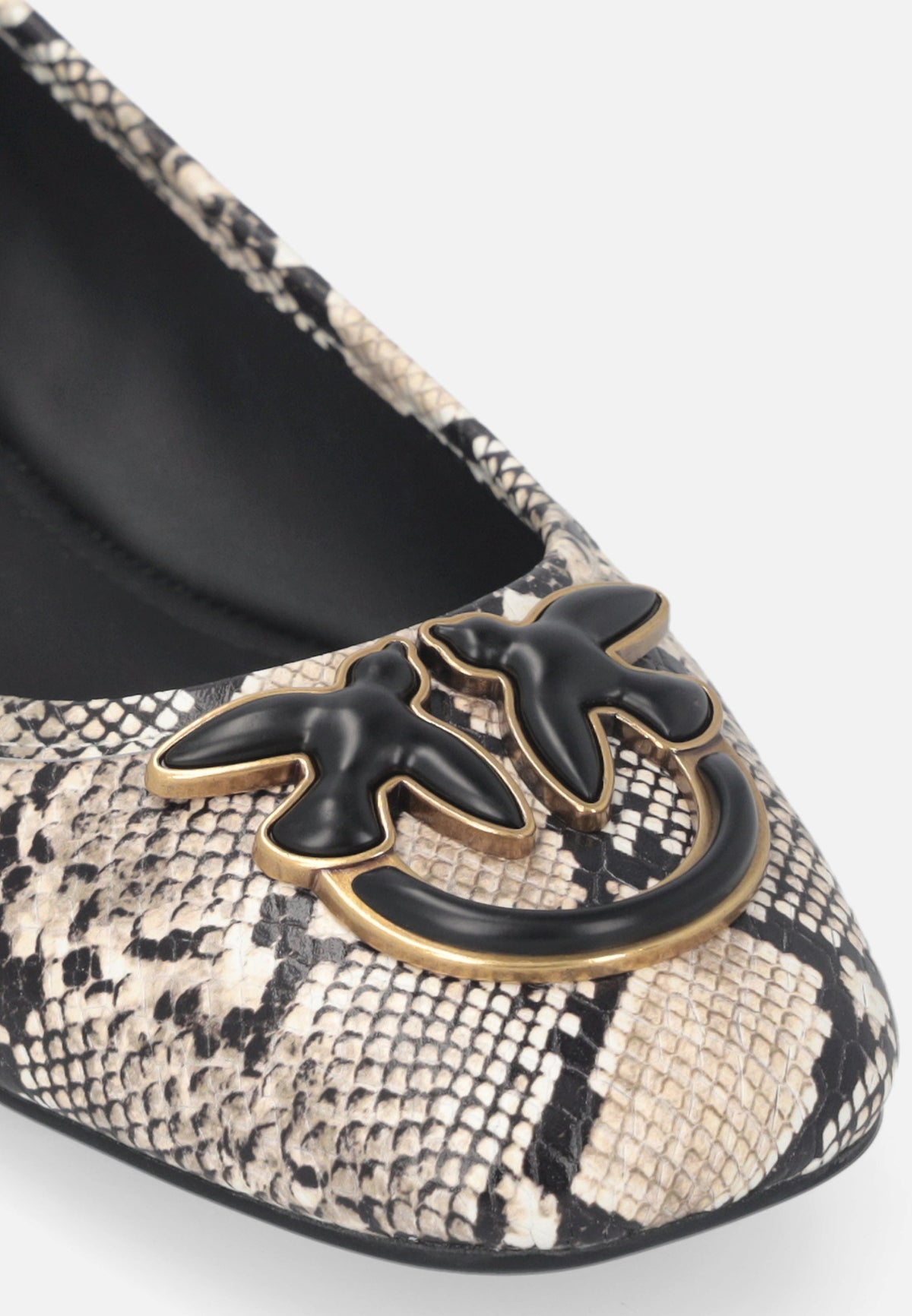 MAX 03 BALLERINA PRINTED CALF LEATHER - ROCK