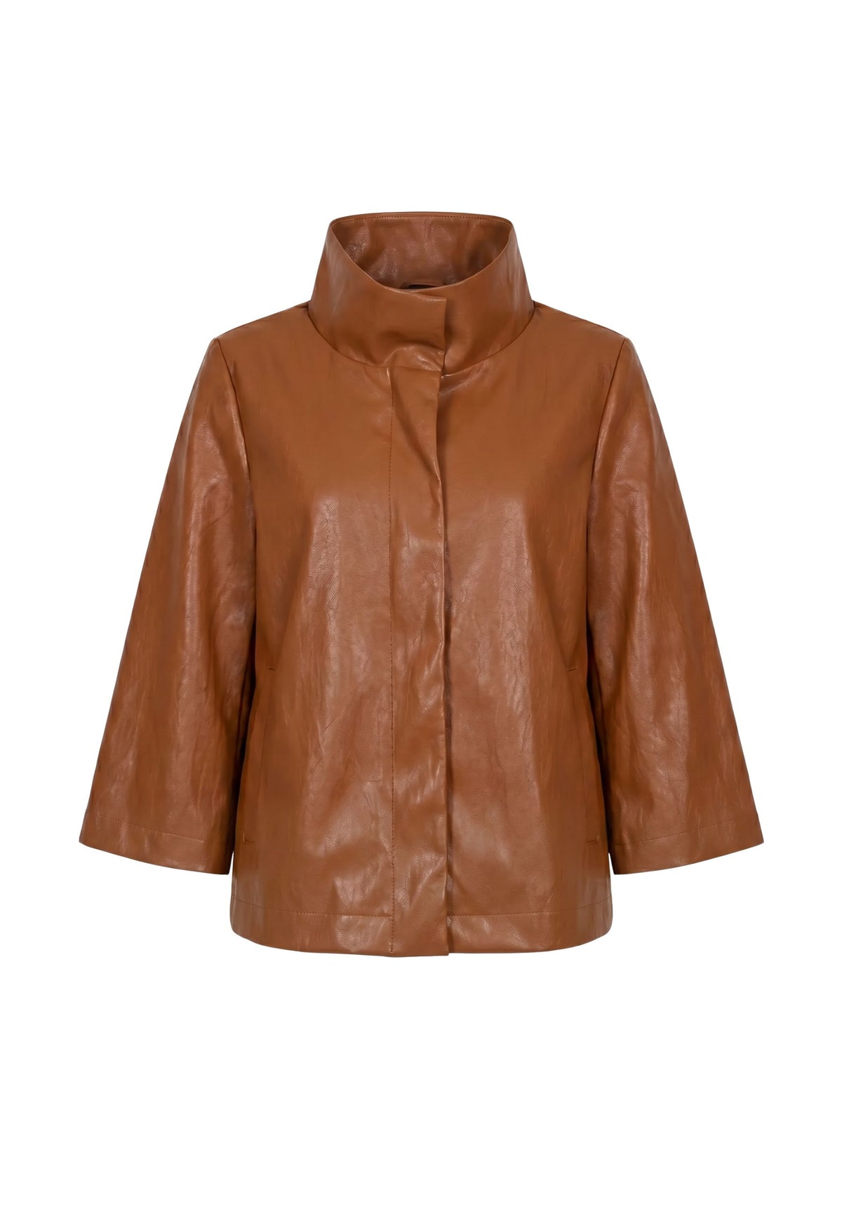 GIUBBINO ECOPELLE - DARK CHOCOLATE