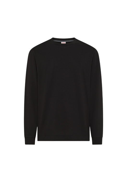 T-SHIRT PIQUET L/S - nero