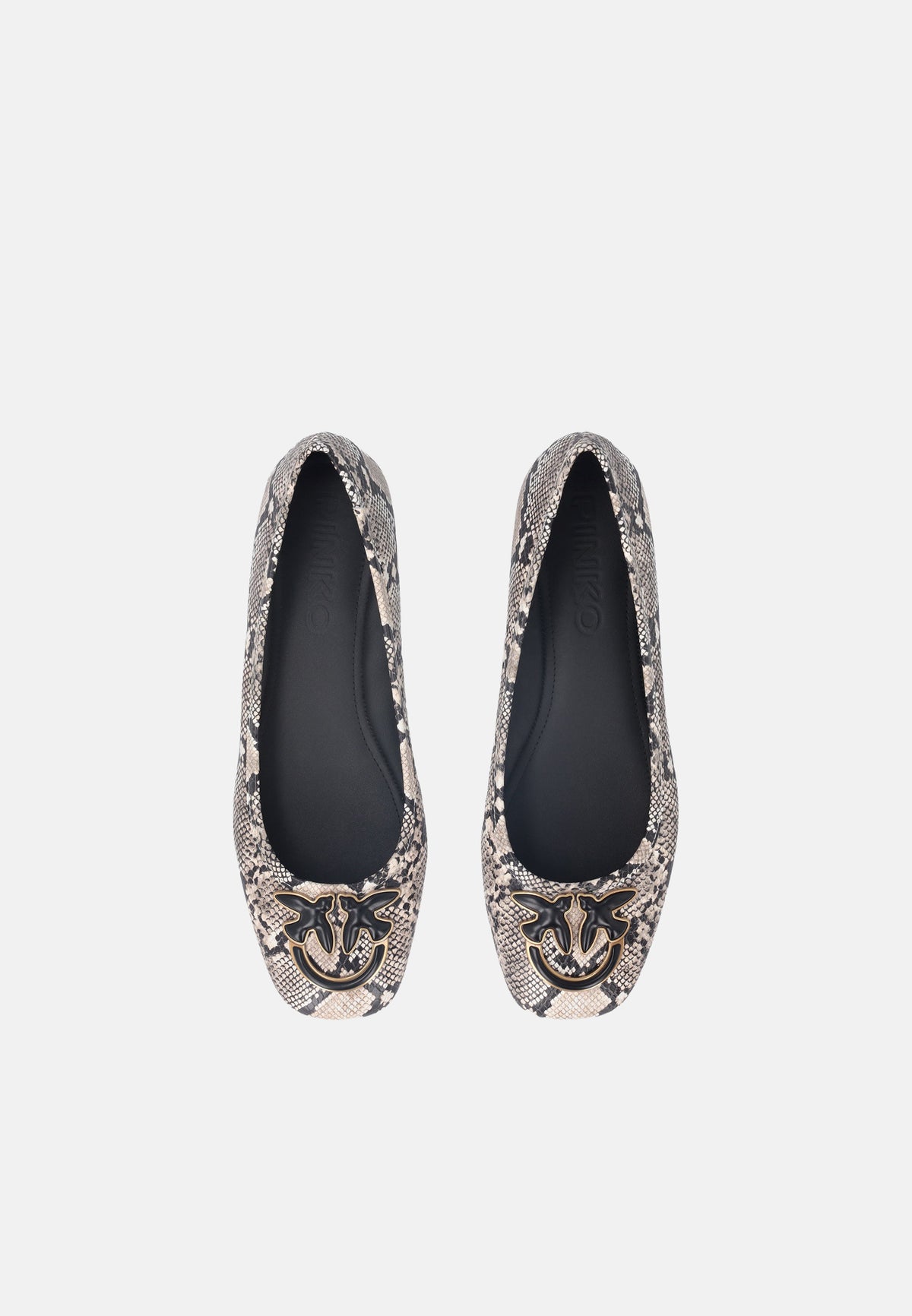 MAX 03 BALLERINA PRINTED CALF LEATHER - ROCK