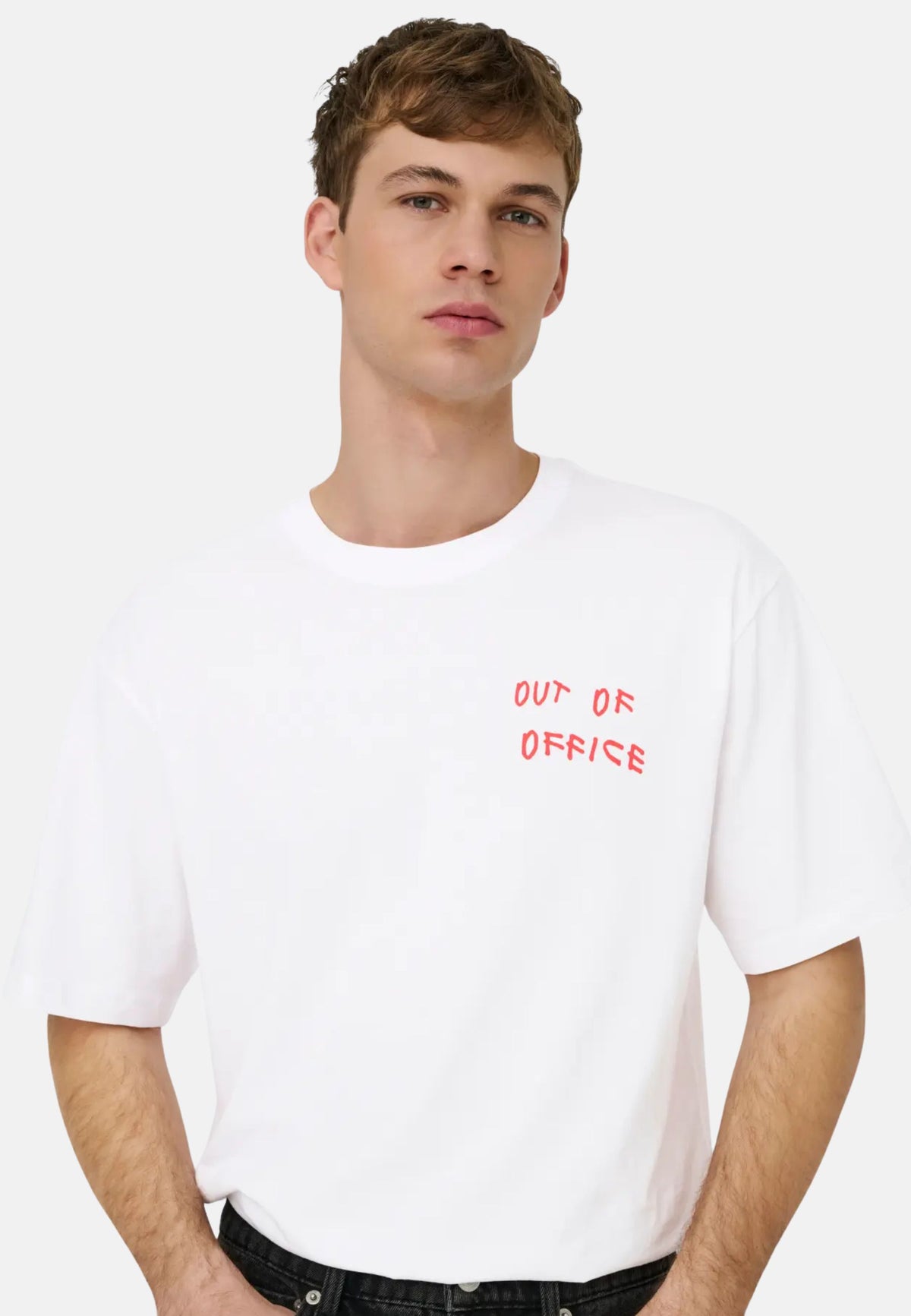 ONSALEX PASSA RLX SS TEE - BRIGHT WHITE/OUT OF OFF