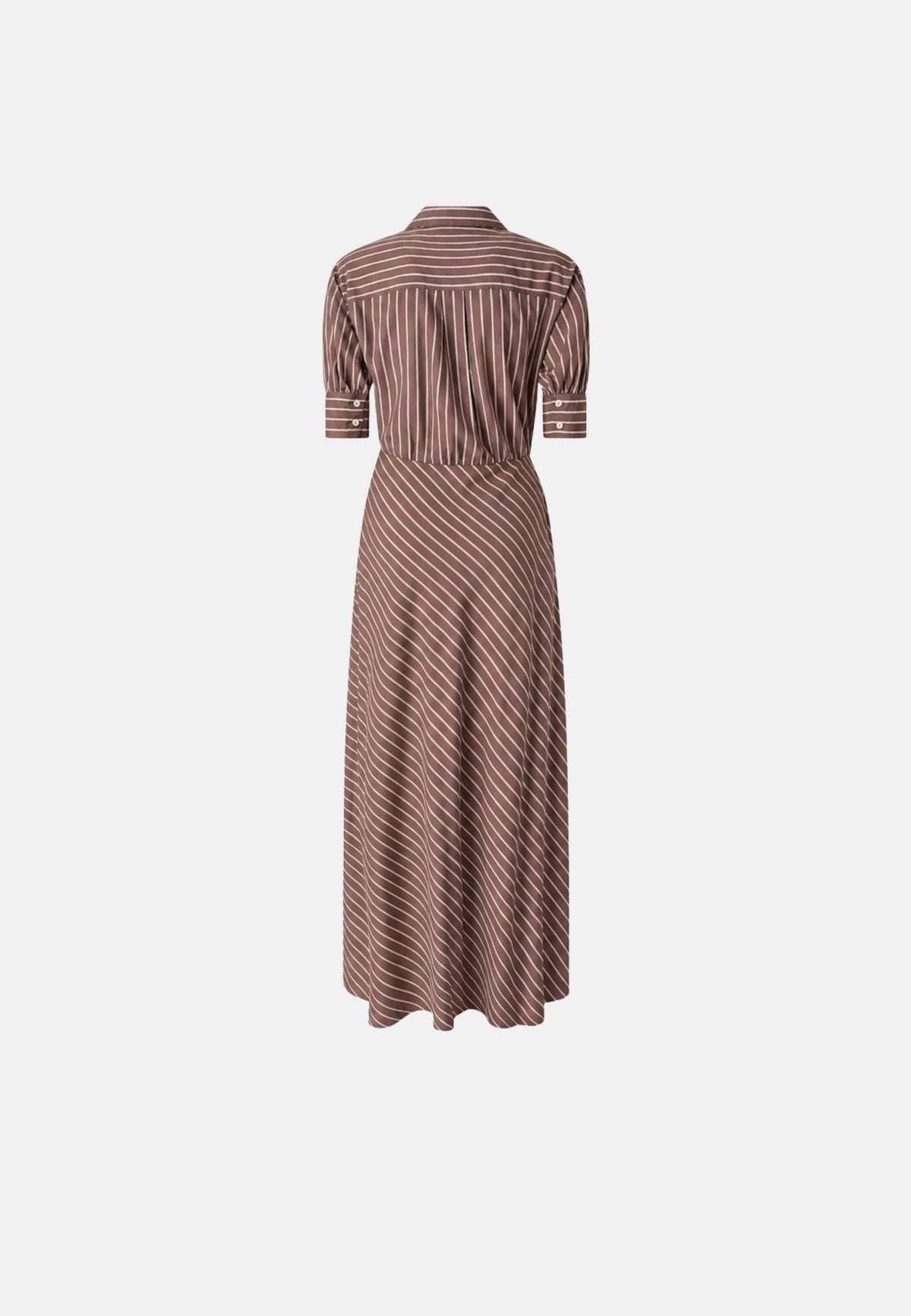 ALEXANDRA ABITO TINTO FILO FLUIDO - MARRONE/ROSA
