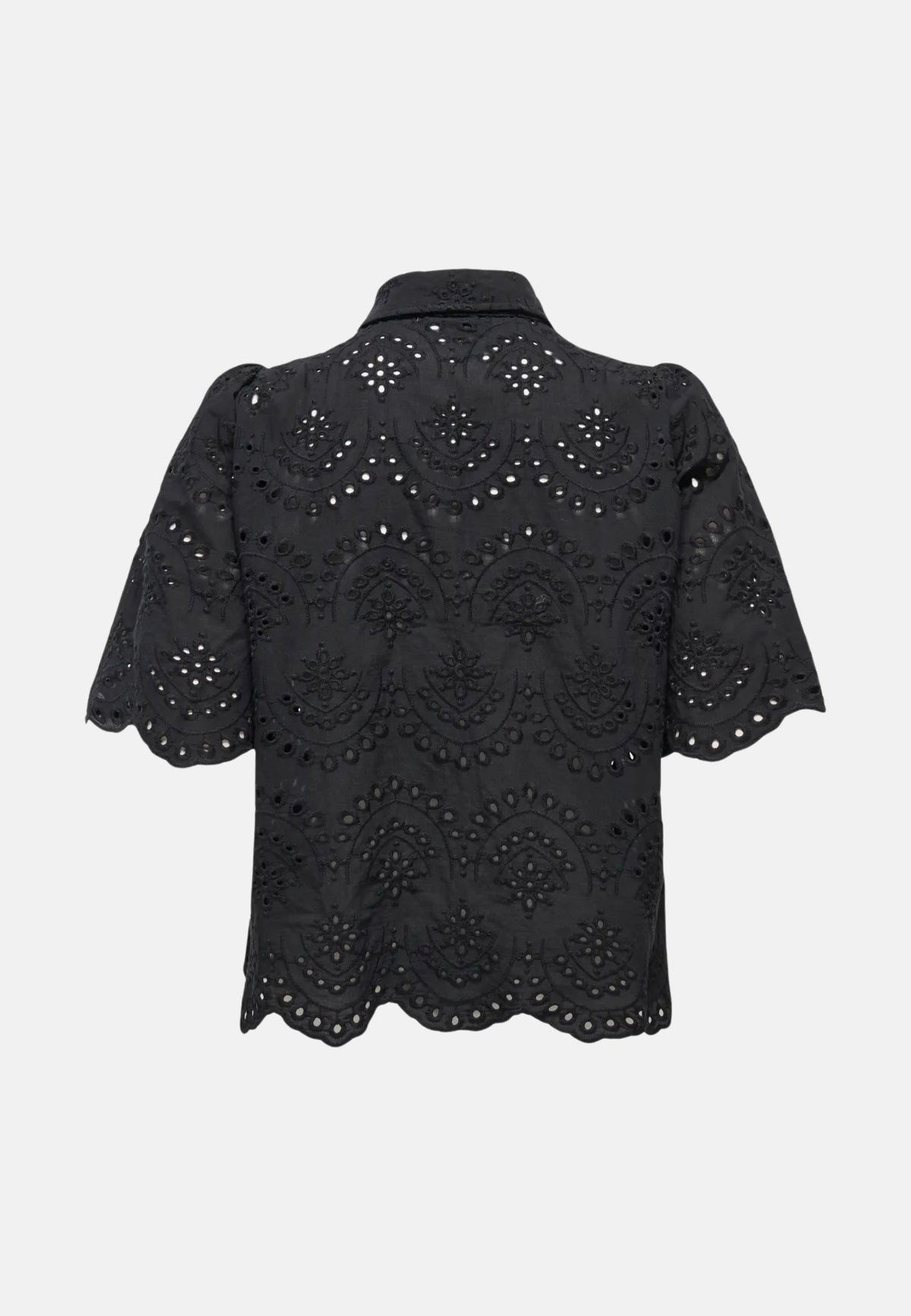 ONLVALAIS S/S SHIRT WVN NOOS - BLACK