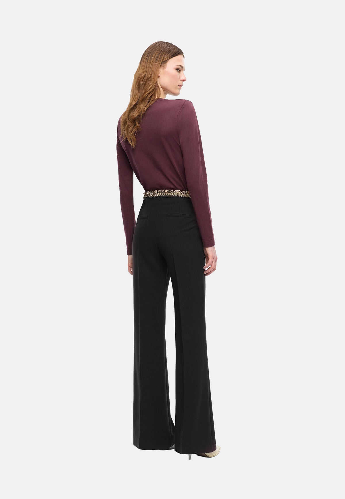 PETALO PANTALONE FLUIDO - BLACK