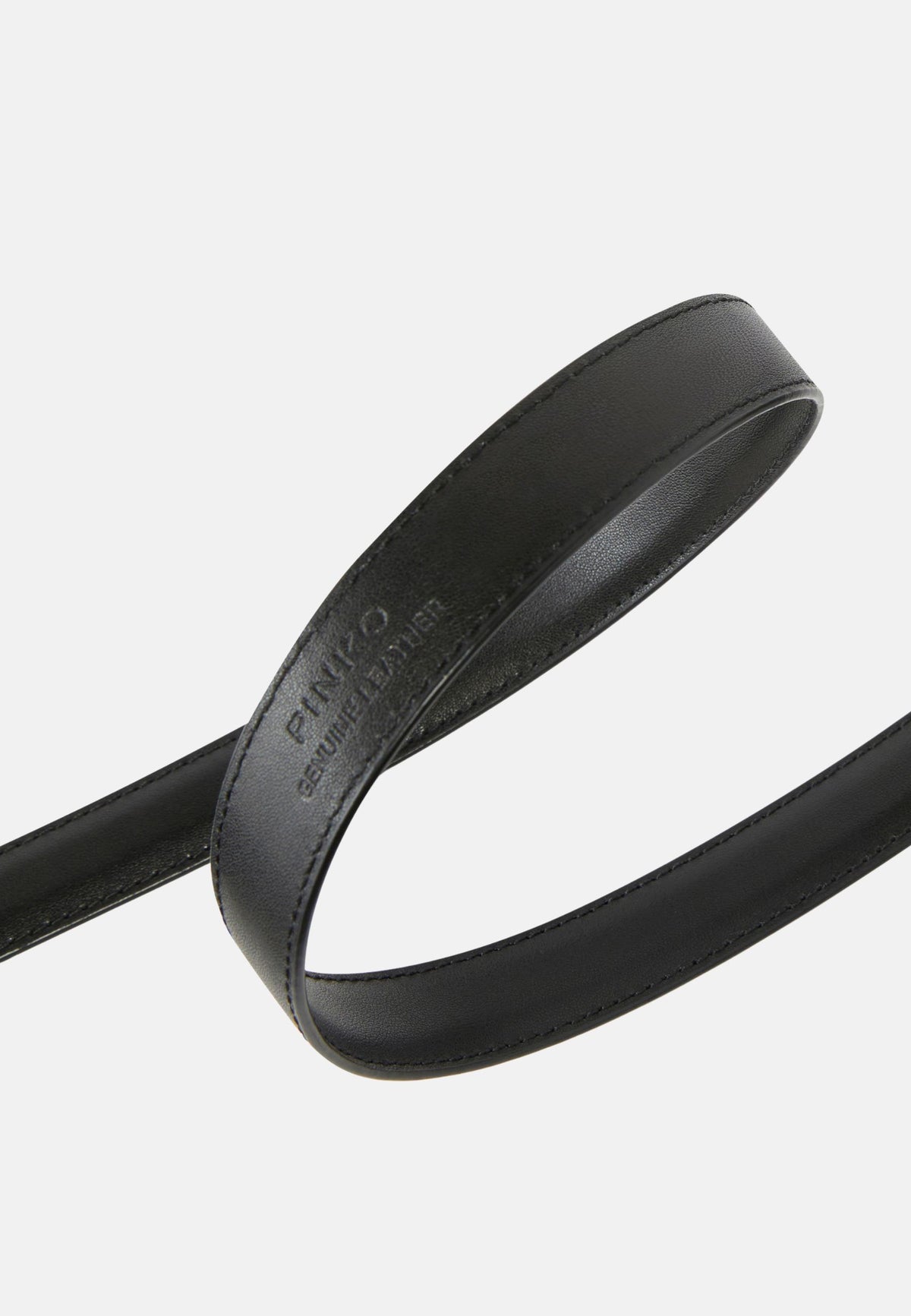 LOVE BERRY H2 BELT. LOW VITELLO SETA - BLACK