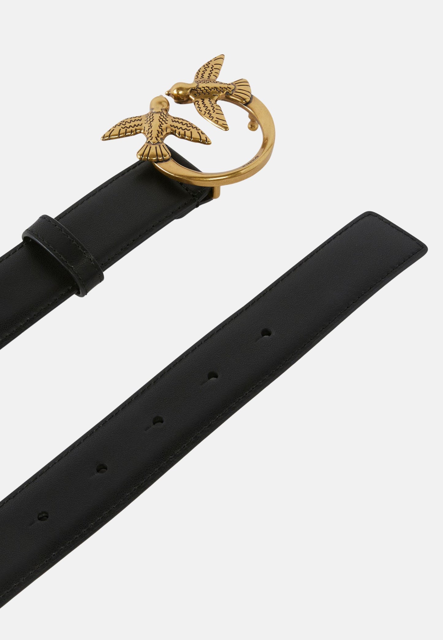 LOVE BERRY H3 BELT. LOW VITELLO SETA - BLACK