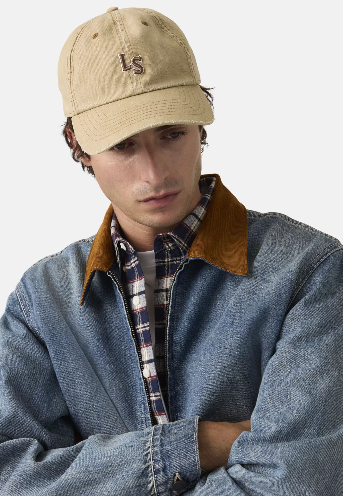 LS MONOGRAM CAP SUNSHINE - BEIGE