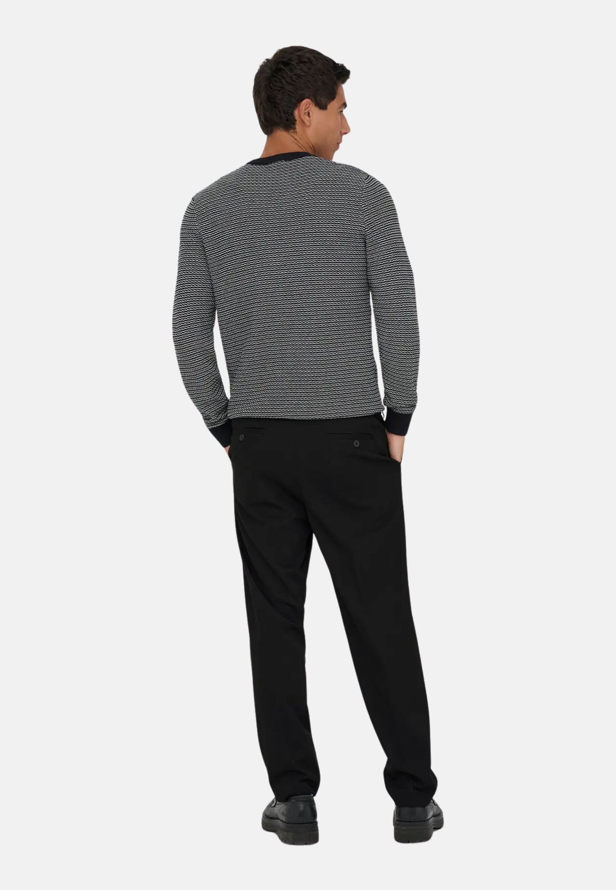 ONSMIRO TAILORED TAP 0346 PANT FRML NOC - Nero
