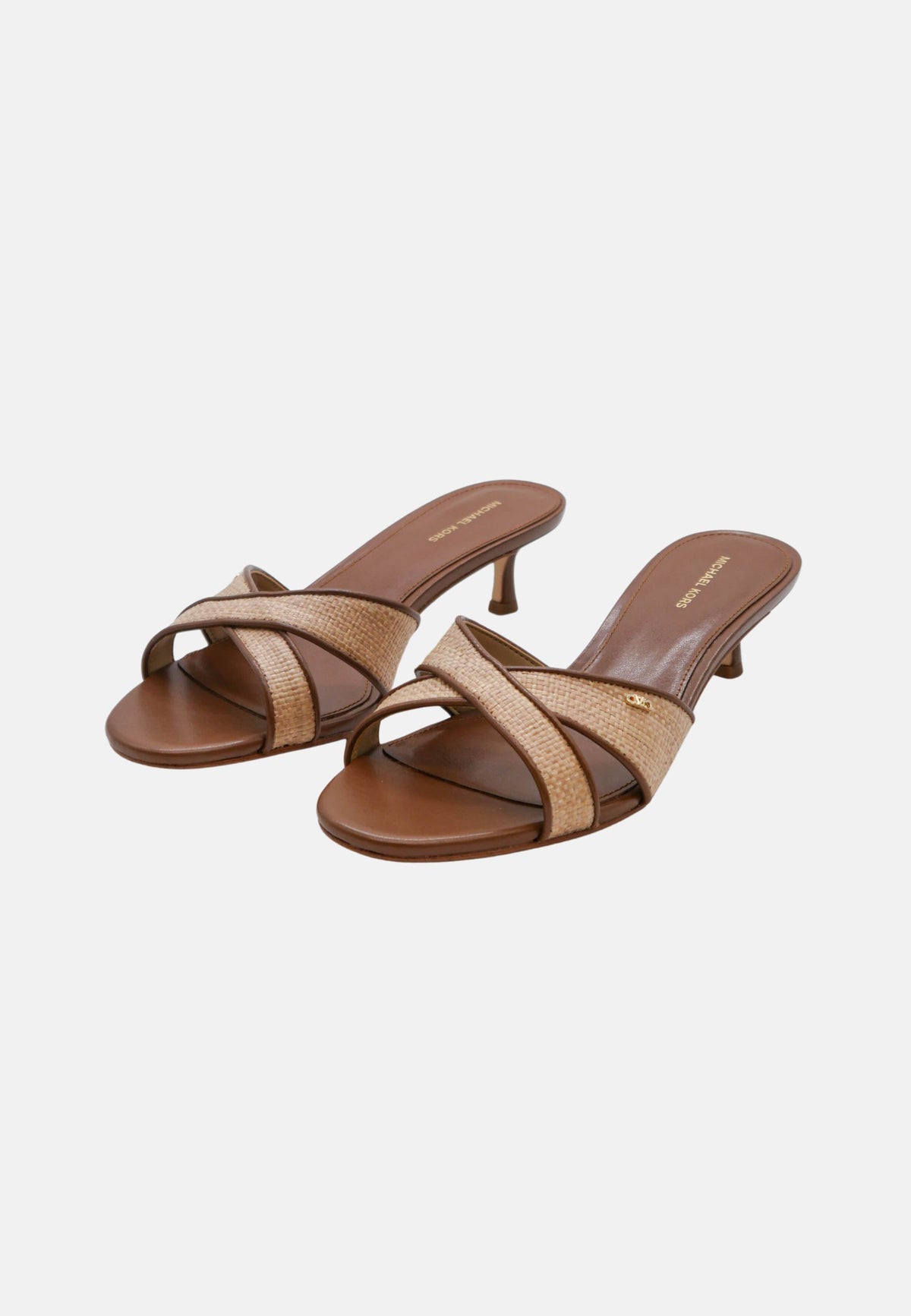 CASSIDY KITTEN SANDAL - LUGGAGE