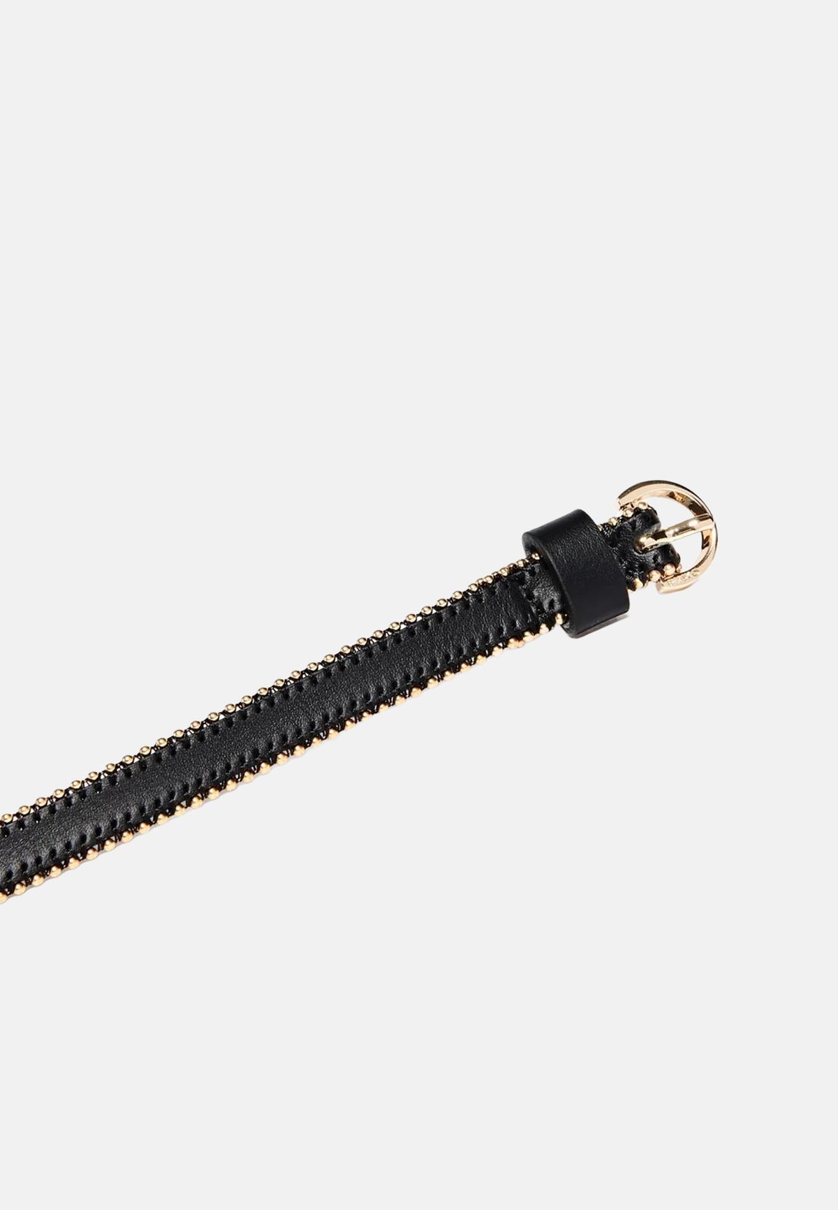 LOW. BELT TAMBORIL H1,5 +STUDS VITELLO USED - BLACK
