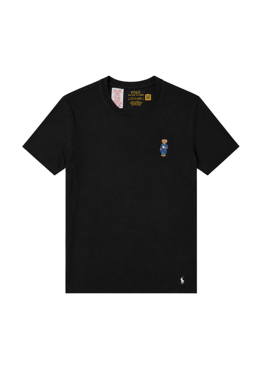KNIT T-SHIRT-SLEEP TOP - BLACK