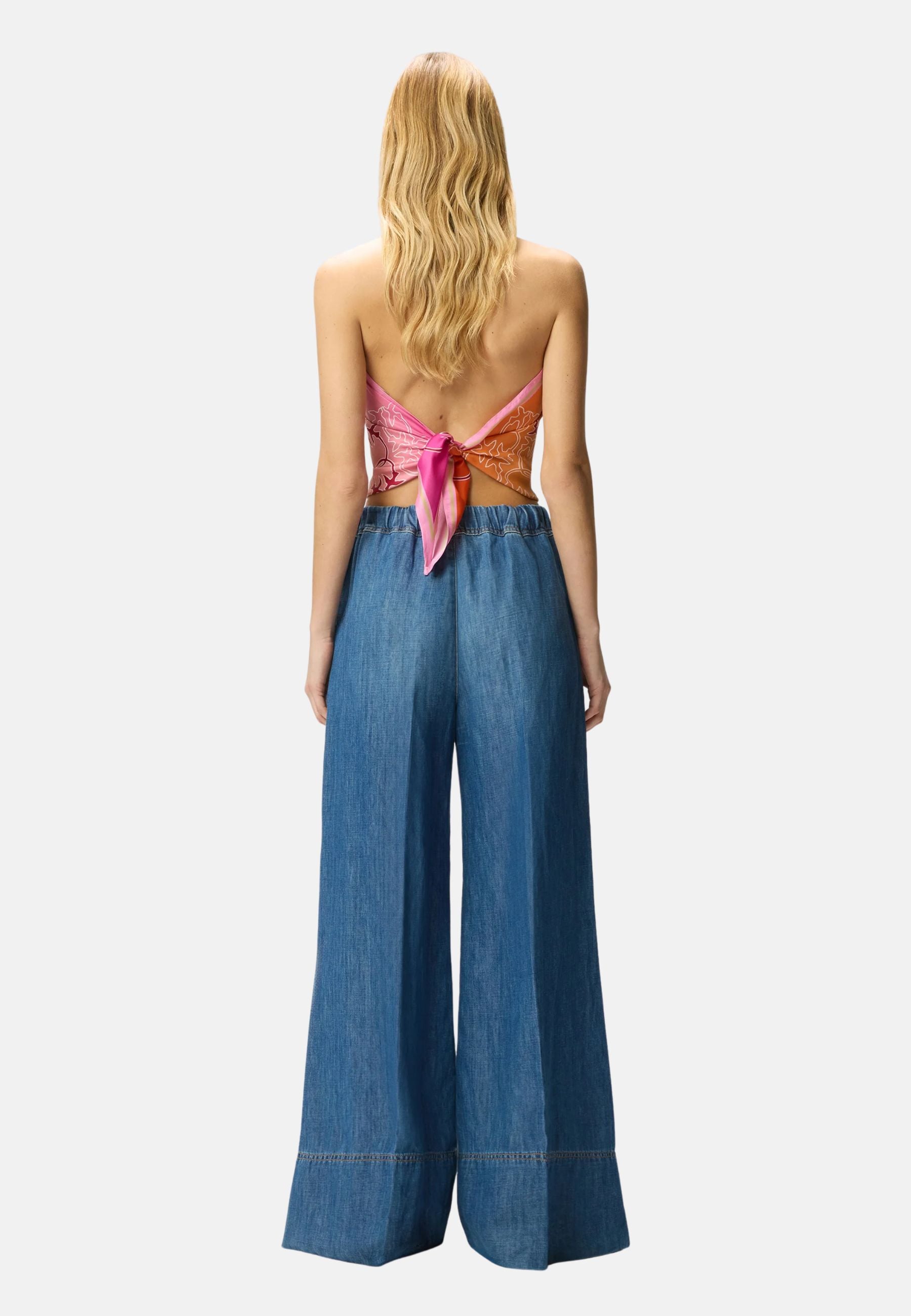 SPIAGGIA PANTALONE LIGHT DENIM - LAVAGGIO MEDIO