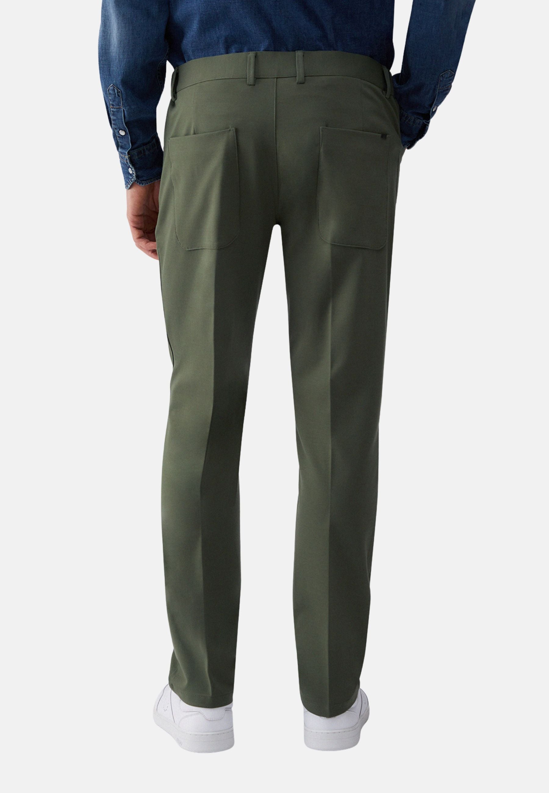 PANTALONE JERSEY - verde
