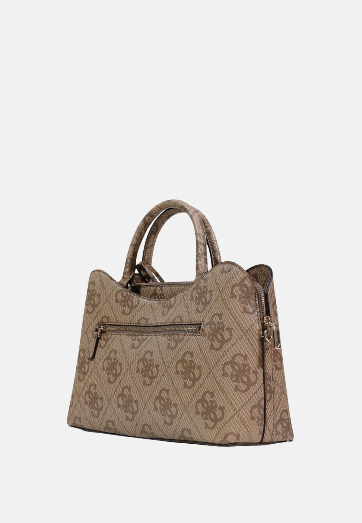 BORSA A MANO JANIE LOGO - LATTE LOGO