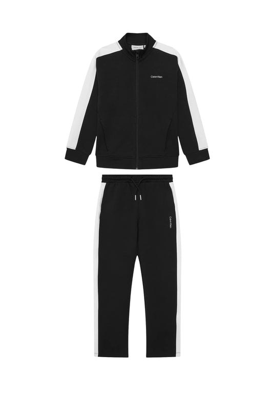 TERRY COLORBLOCK JOGGER SET - PVH BLACK
