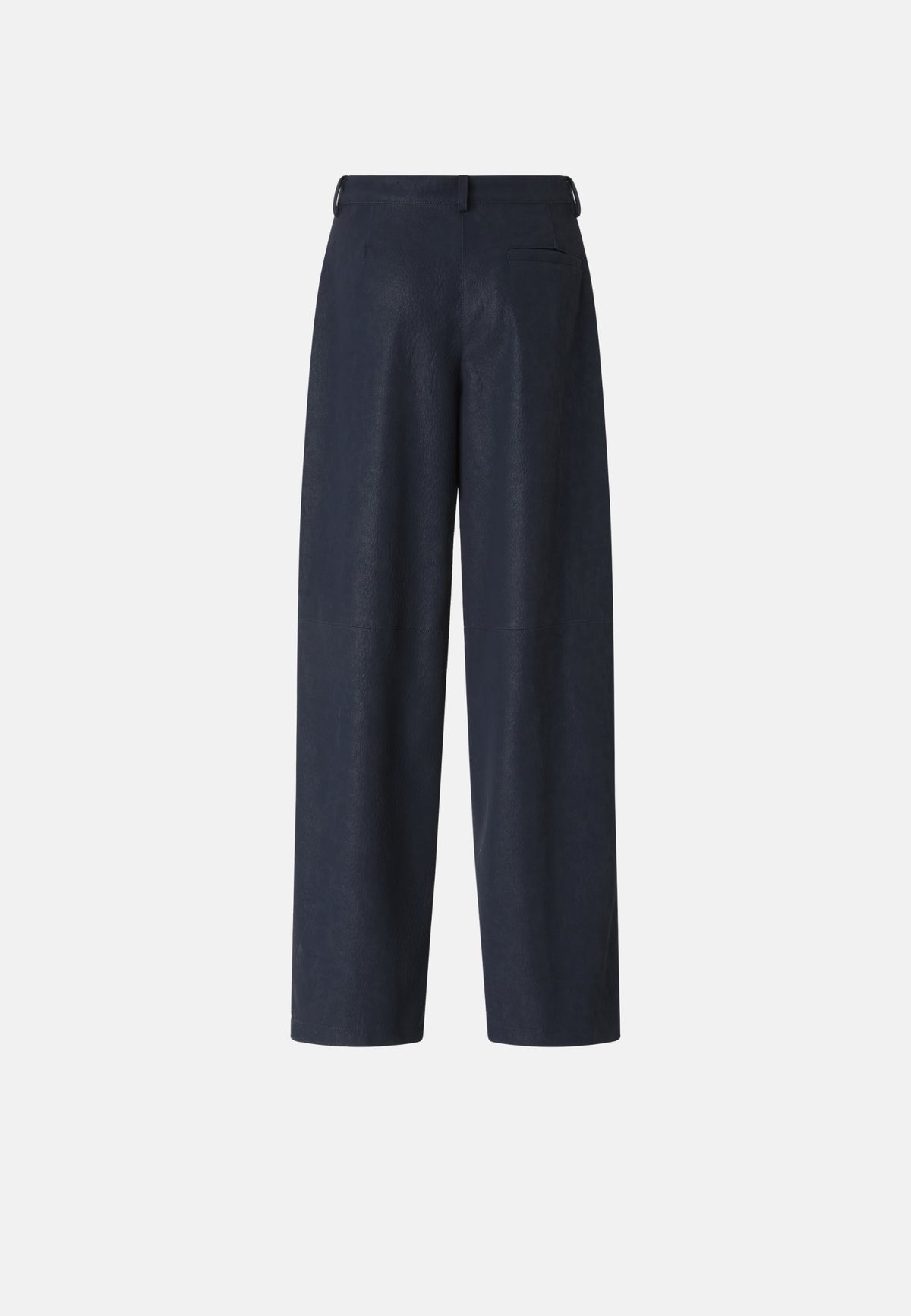 BAROLO PANTALONE EFFETTO NABUK - DARK BLUE