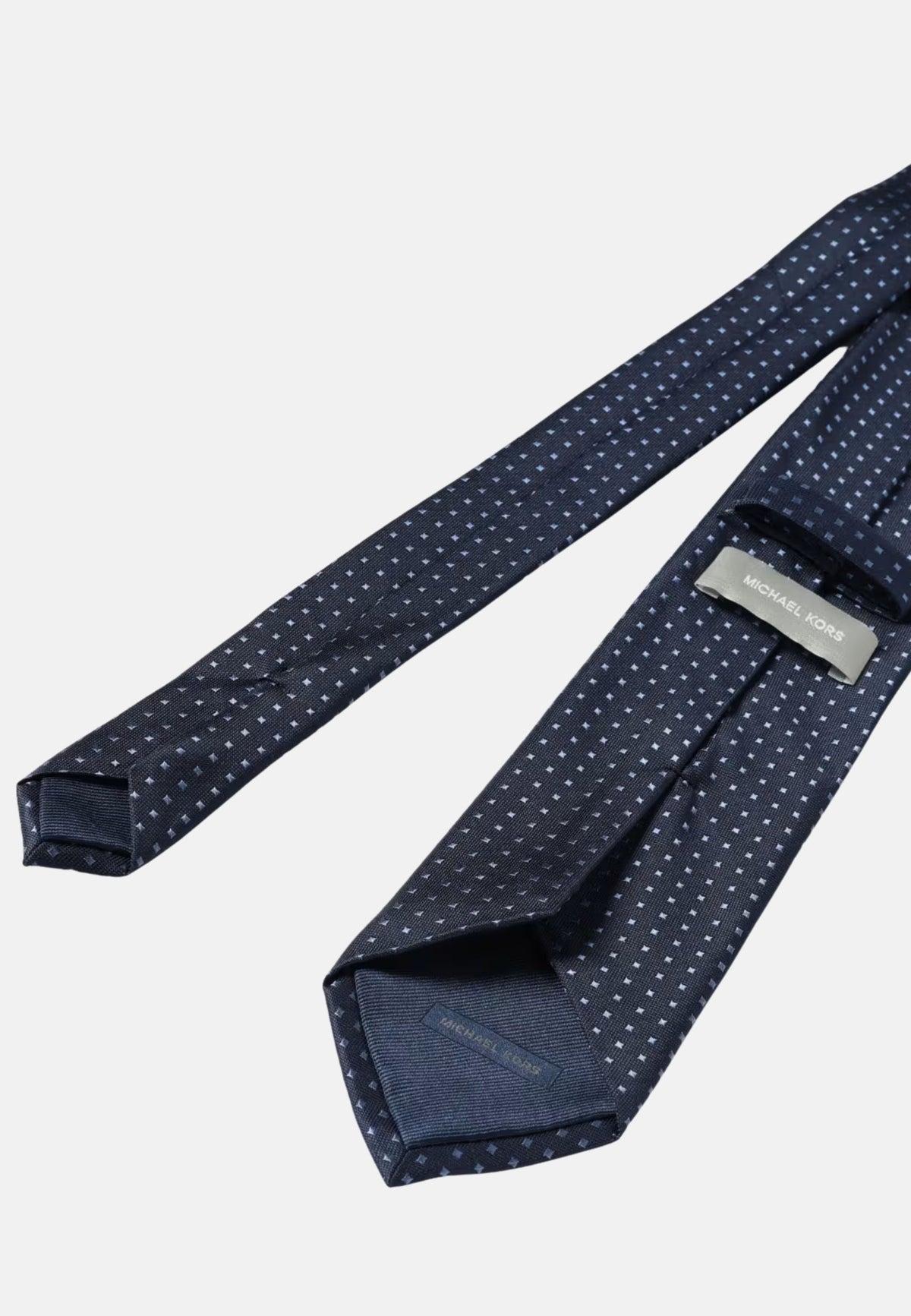 CRAVATTA SOLID TONAL DOT - BLUE