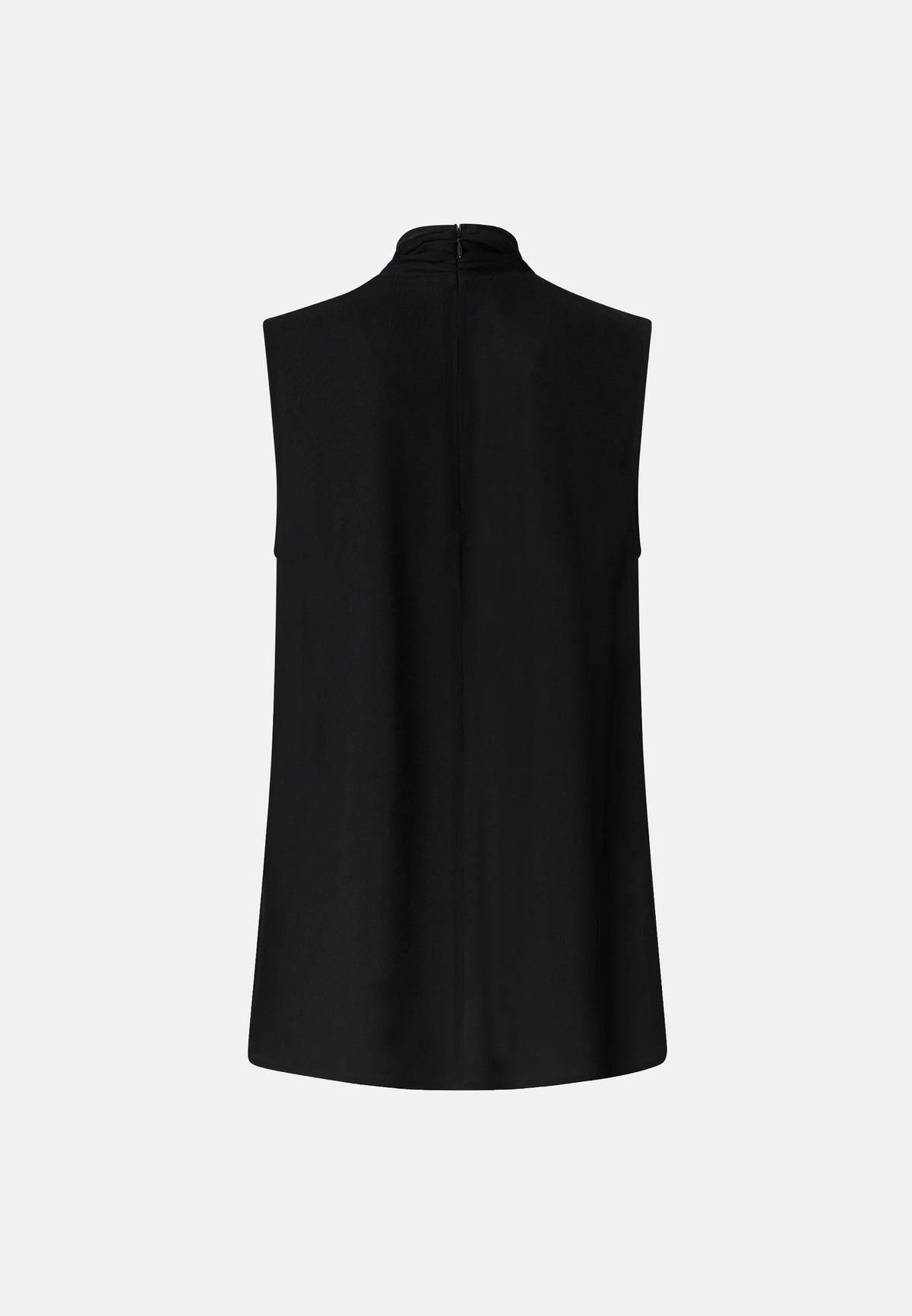 BOVARDIA BLUSA CRESPO FLUIDO - BLACK