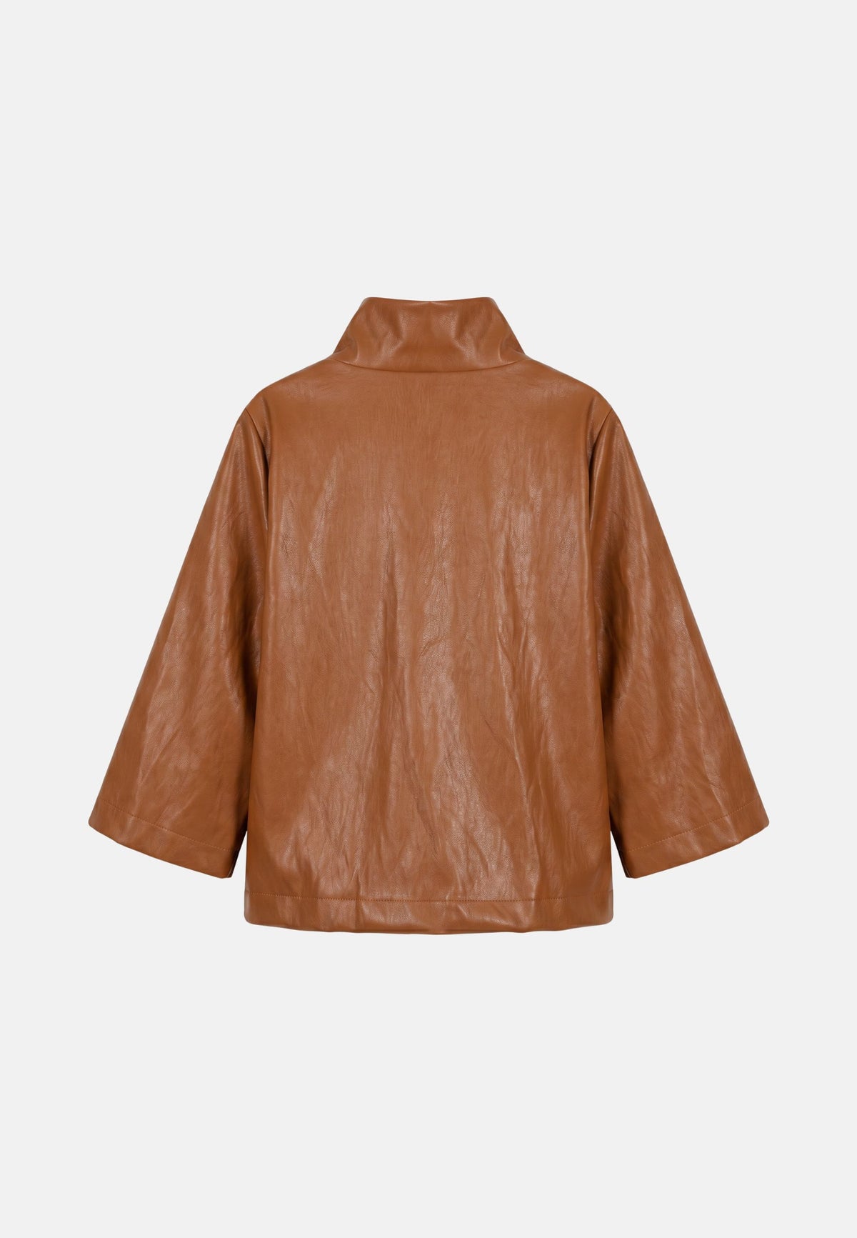 GIUBBINO ECOPELLE - DARK CHOCOLATE