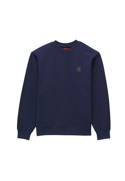 SKATE AVE CREW NECK FLE - DRESS BLUE