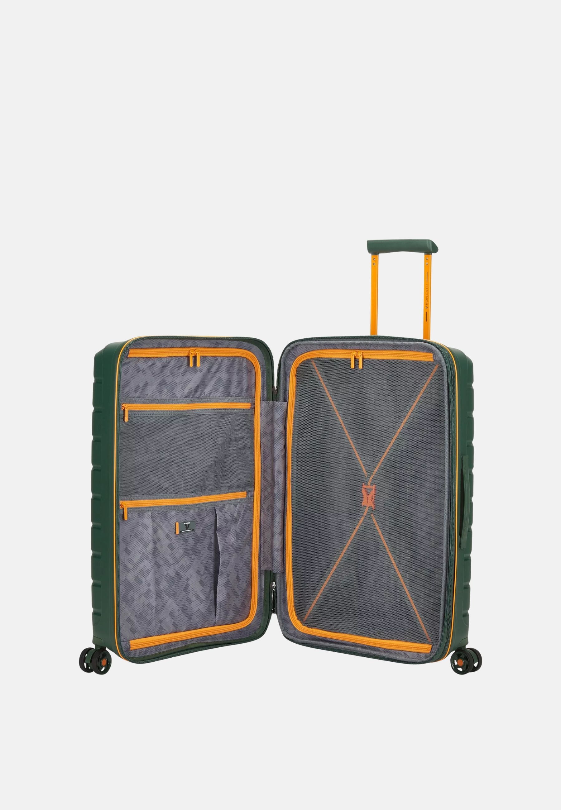 TROLLEY MEDIO 4R 68 CM EXP. - VERDE MIMETICO