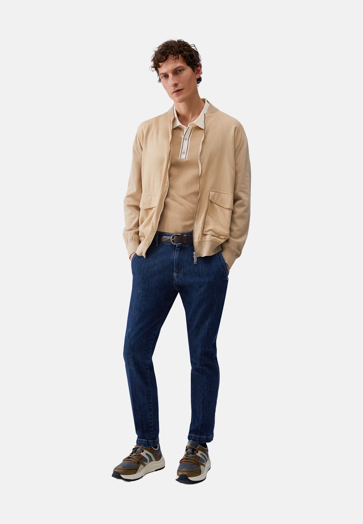 MAGLIA APERTA M/L - WHITE PEPPER