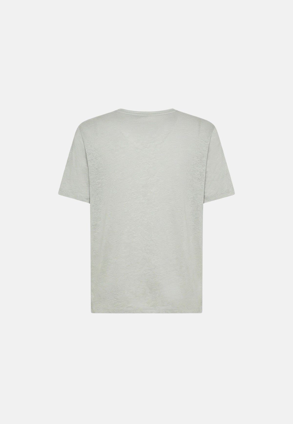 T-SHIRT JERSEY LINEN S/S - GRIGIO CHIARO