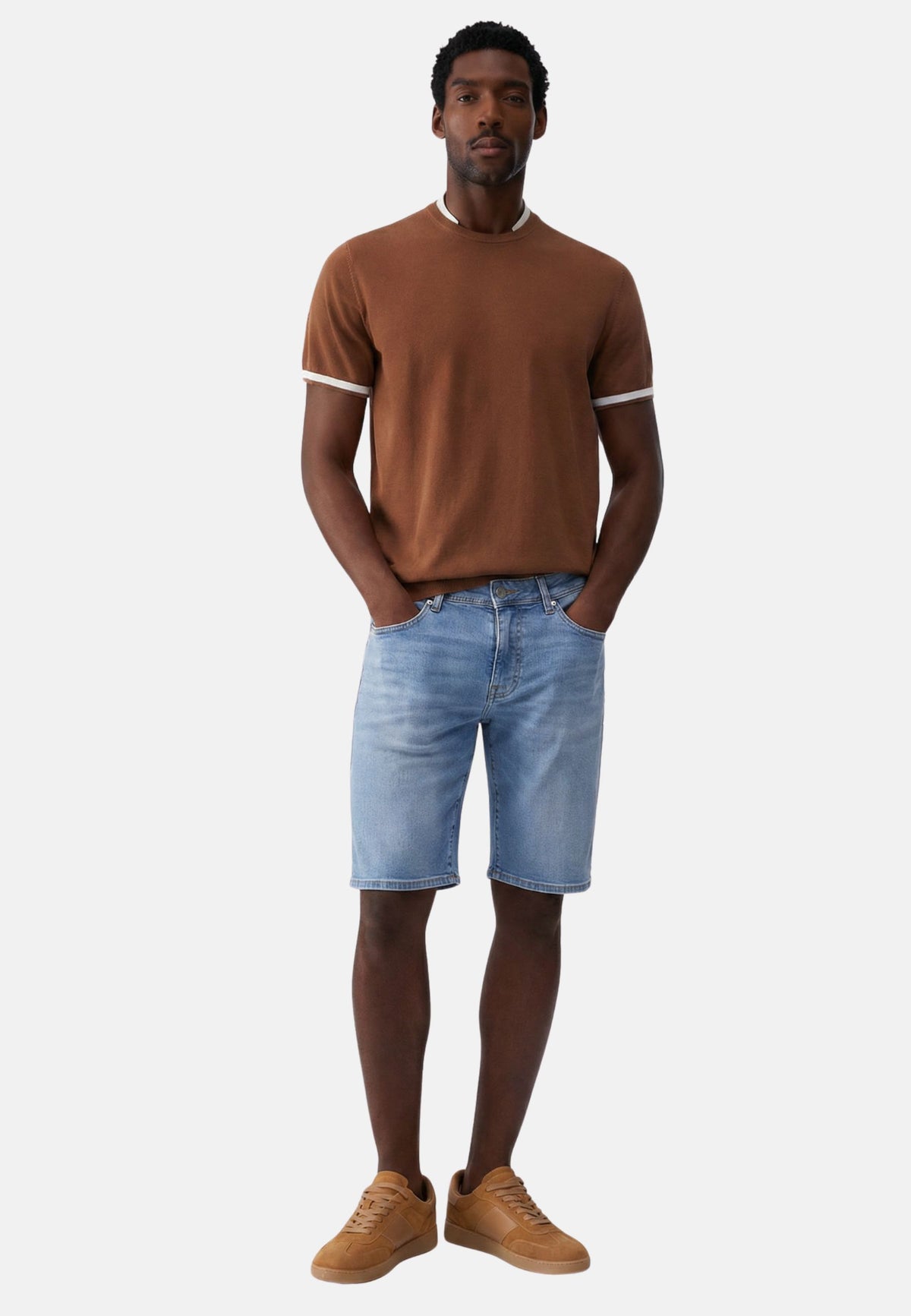 JEANS BERMUDA BRUCE - DEN.BLUE