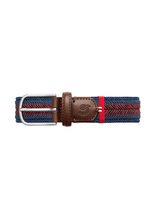 YORK CHEVRON CINTURA - CLUB BLUE E BURGUNDY
