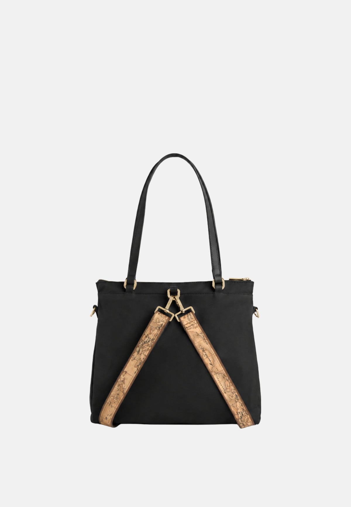 SHOPPER/ZAINO CON TRACOLLA - BLACK